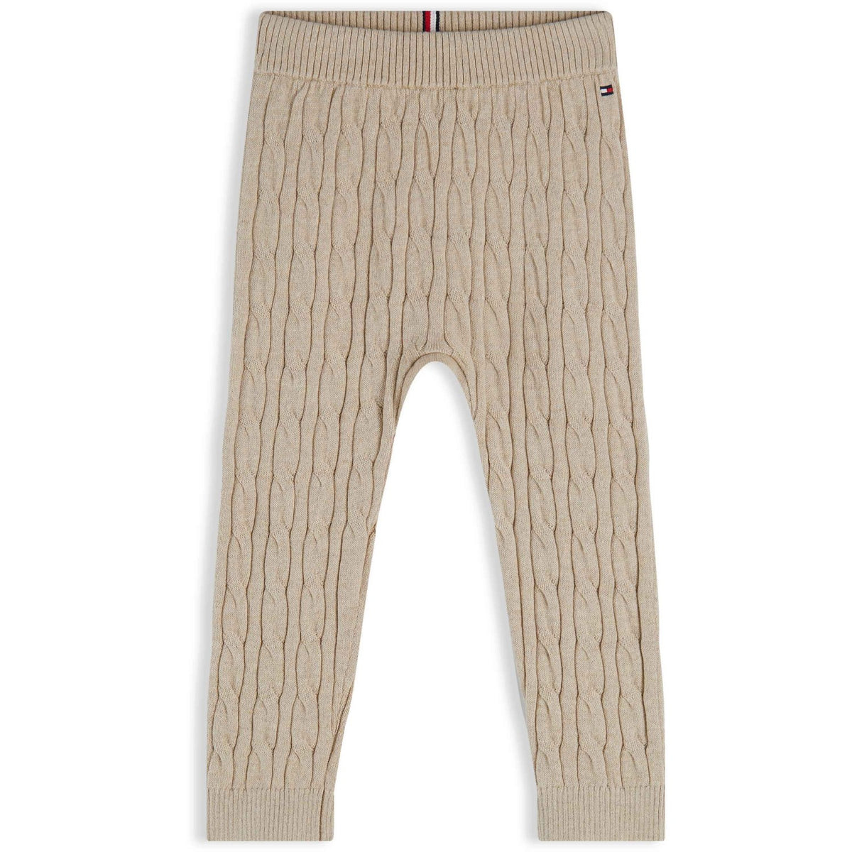 Tommy Hilfiger Gentle Gold Heather-Beige Cable Pants