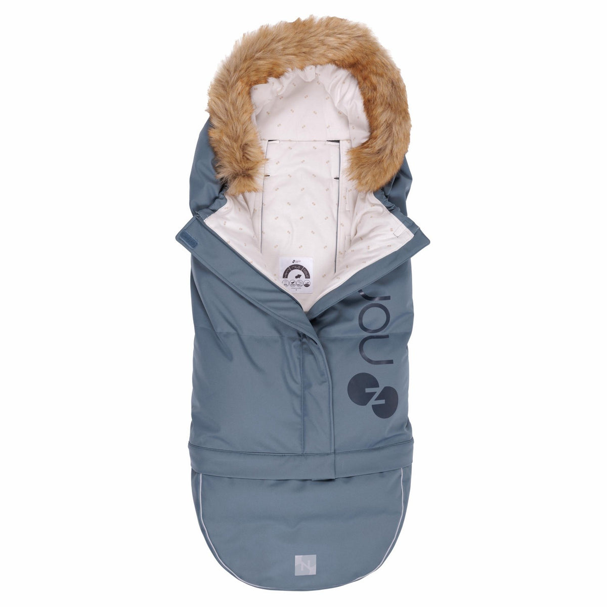 Nordbaby Smoke Green Footmuff Max