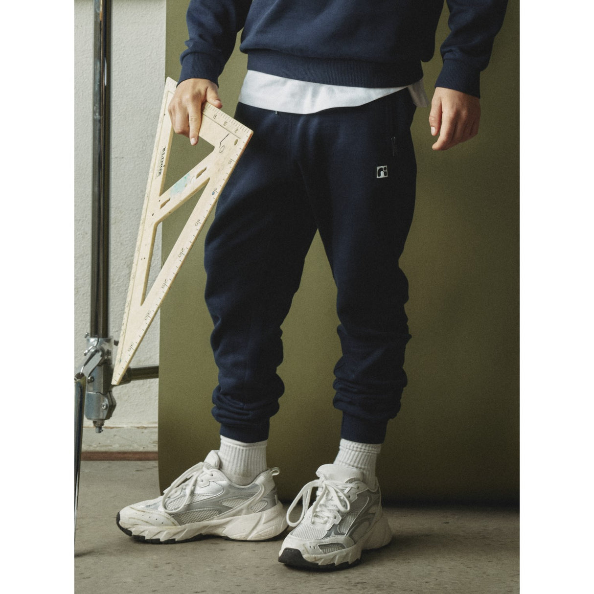 Name It Dark Sapphire Nkmflo Sweat Pants Bru Noos