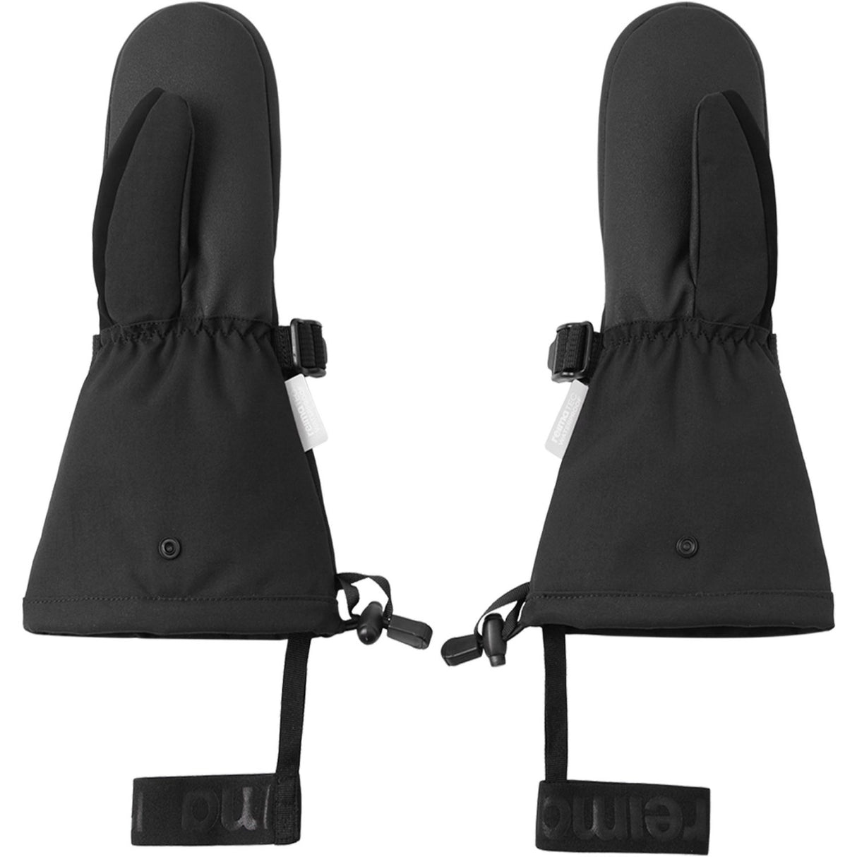 Reima Black-Black Snoukka Mittens
