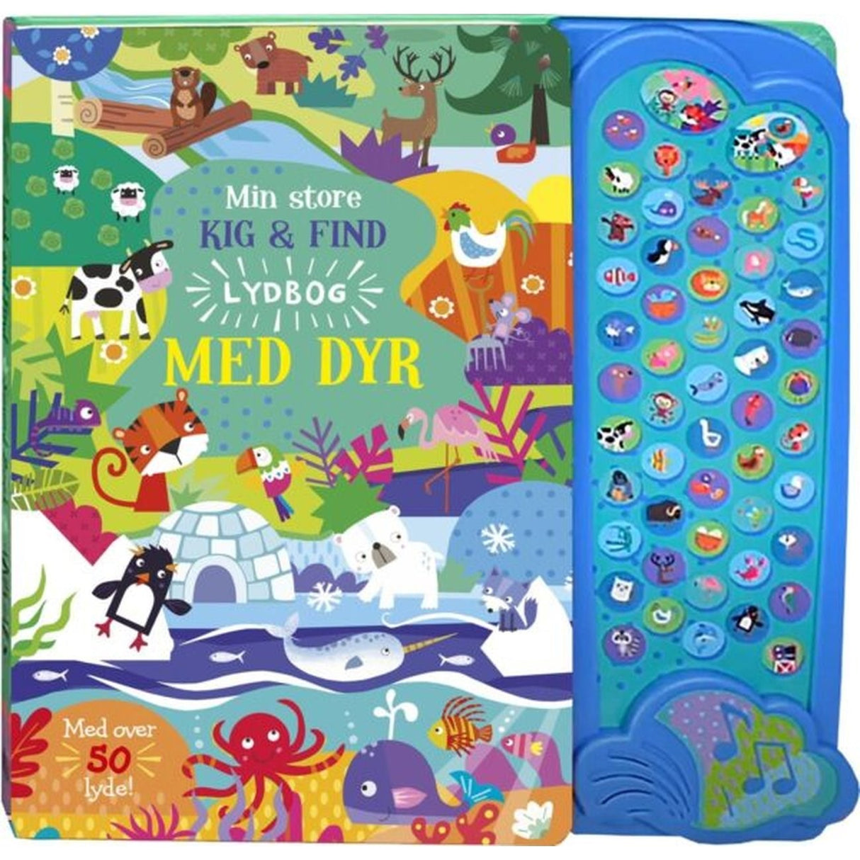 Forlaget Bolden Min Store Kig Og Find Lydbog Med Dyr