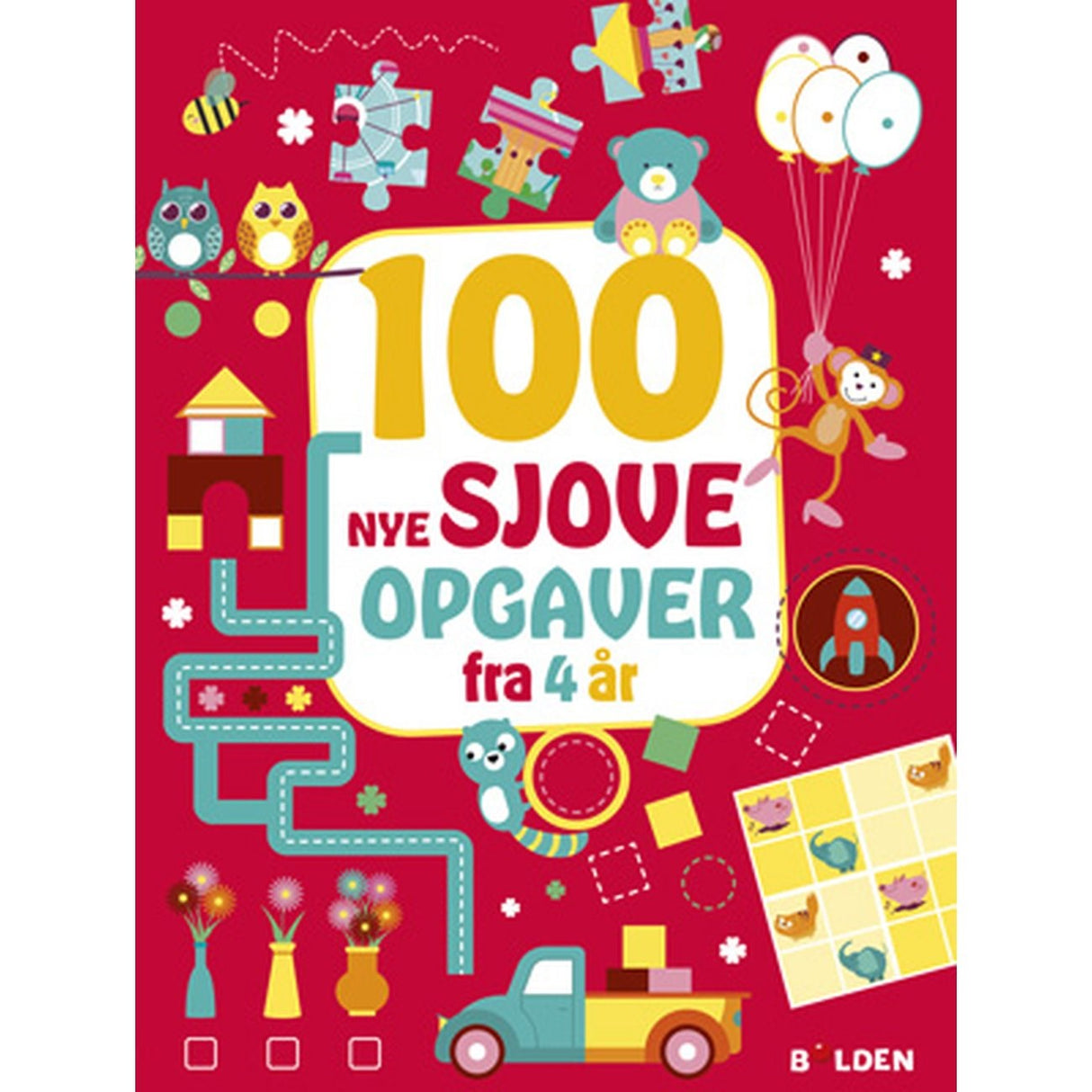 Forlaget Bolden 100 Nye Sjove Opgaver - Fra 4 År