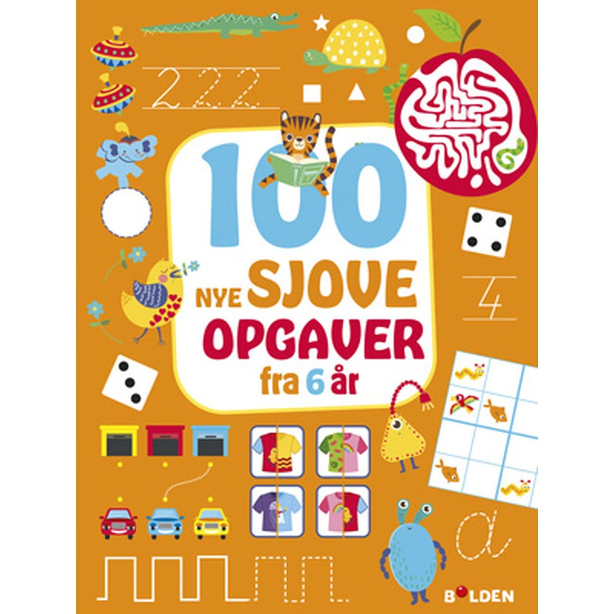 Forlaget Bolden 100 Nye Sjove Opgaver - Fra 6 År
