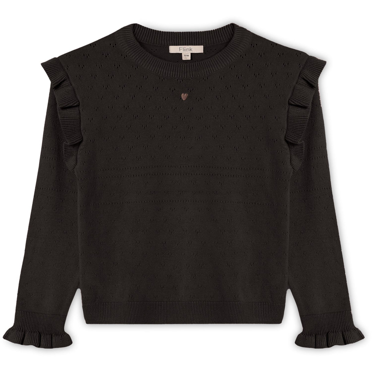Fliink Coffee Bean Fame O-Neck Blouse