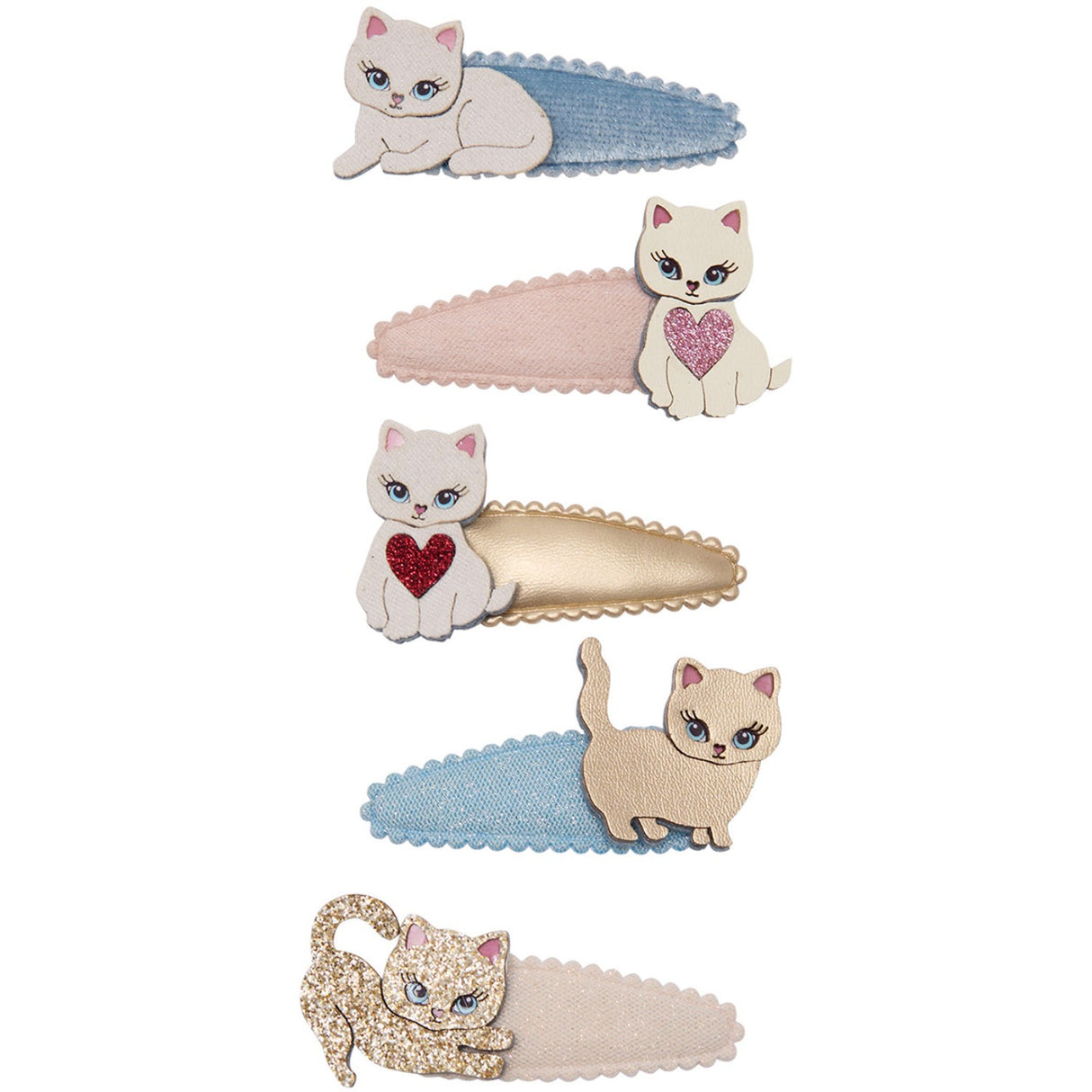 Mimi & Lula 5 Hair Clips - Mini Cutey Kitten