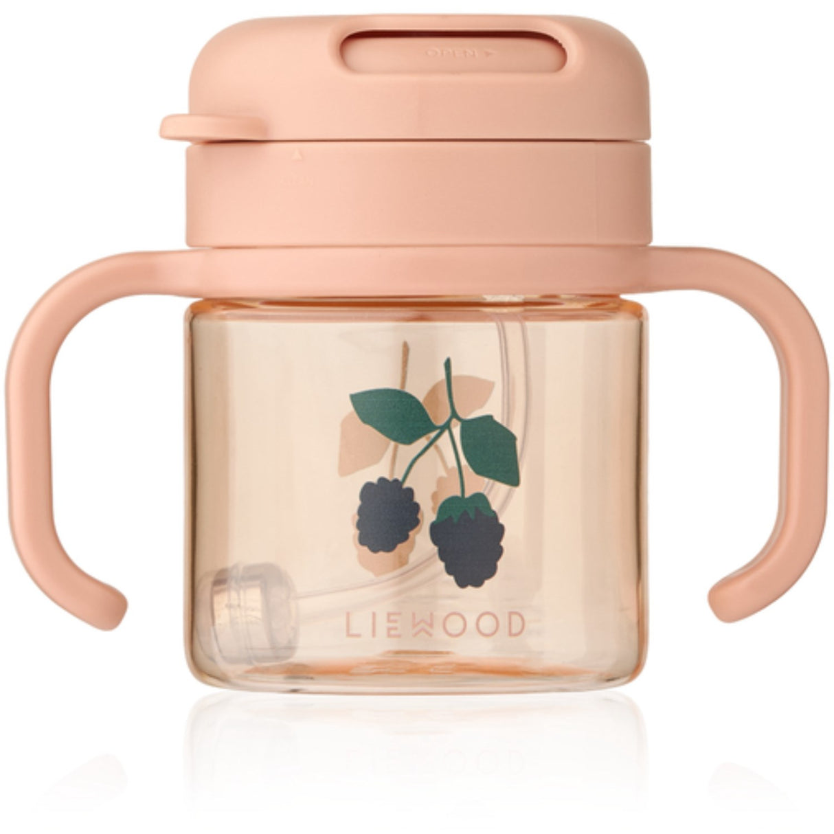 LIEWOOD Berry / Pale Tuscany Kai Tritan Straw Cup 280ml