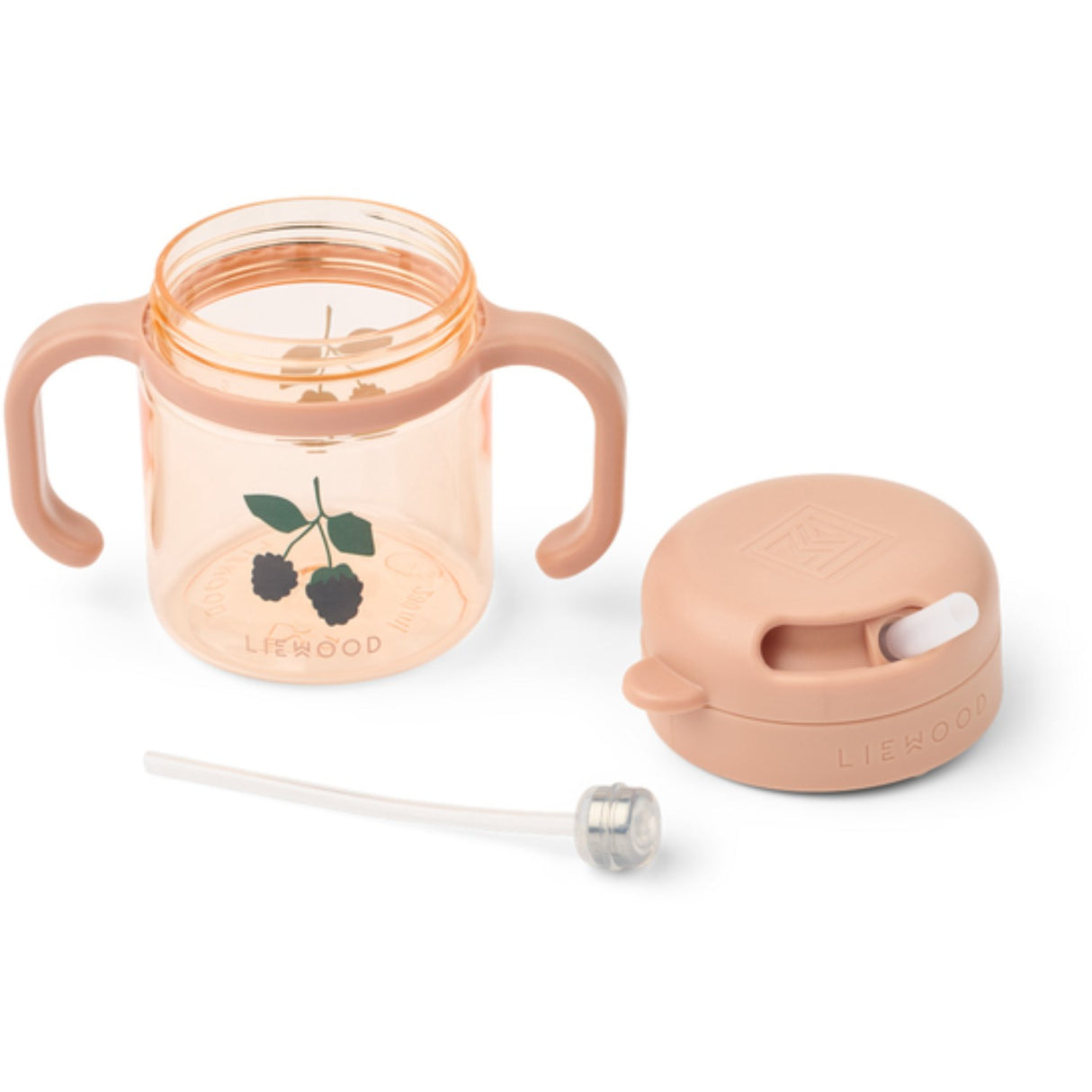 LIEWOOD Berry / Pale Tuscany Kai Tritan Straw Cup 280ml
