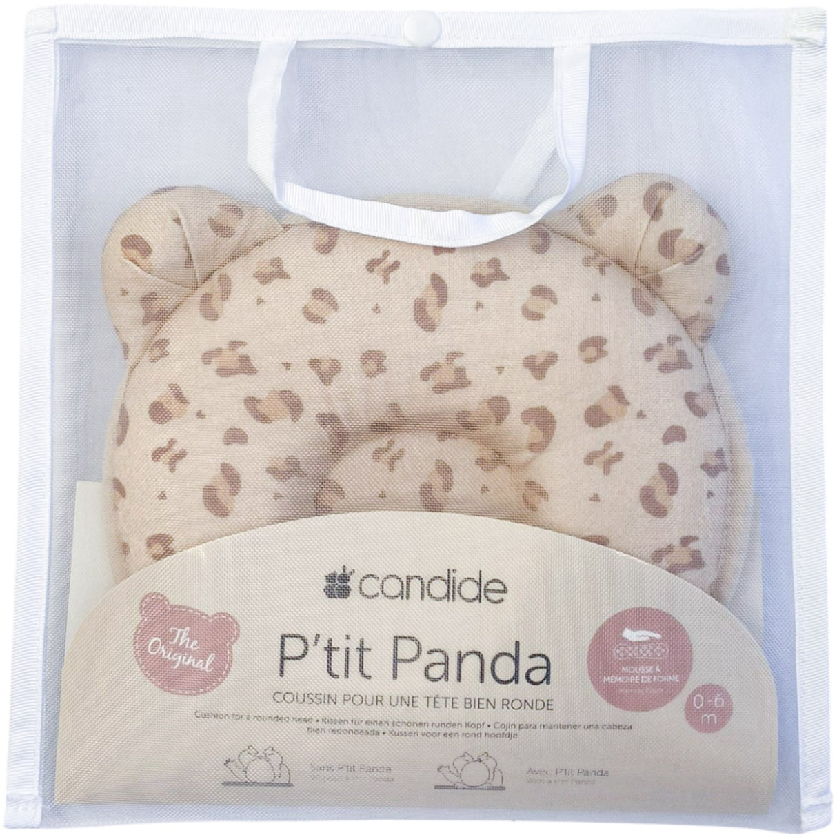 Candide Leo Panda Baby Pillow