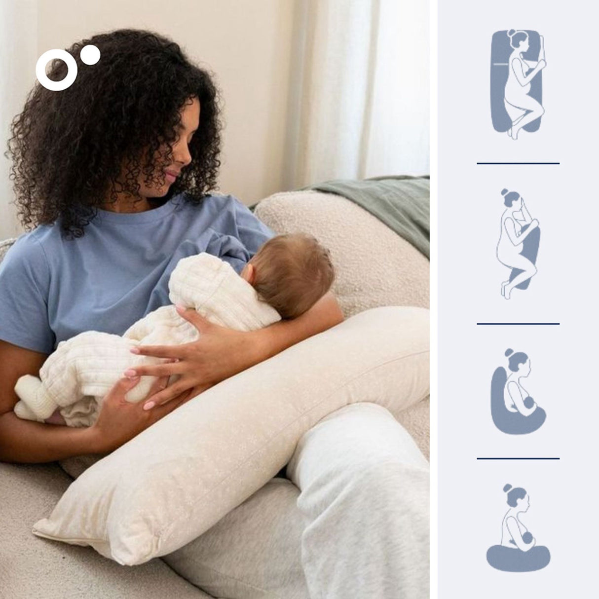 Doomoo Flower Sand Maxi Pregnancy Pillow