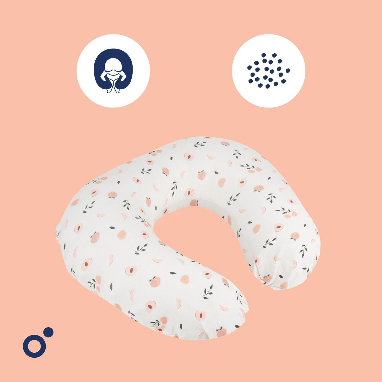 Doomoo Peach Nursing Pillow