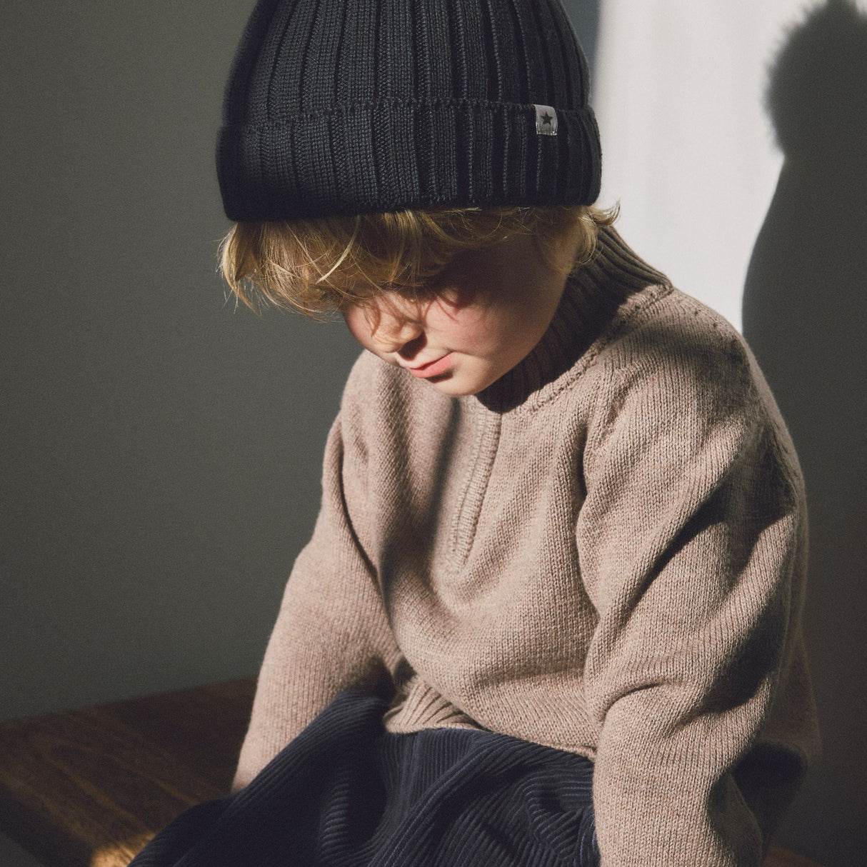 Huttelihut Cinder Melange Pullover Knit W. Wool
