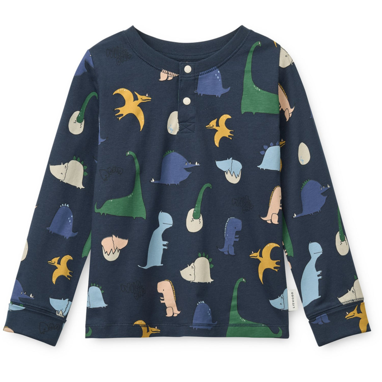 LIEWOOD Dino Roar / Classic Navy Wilhelm Grow Printed Pyjamas Set