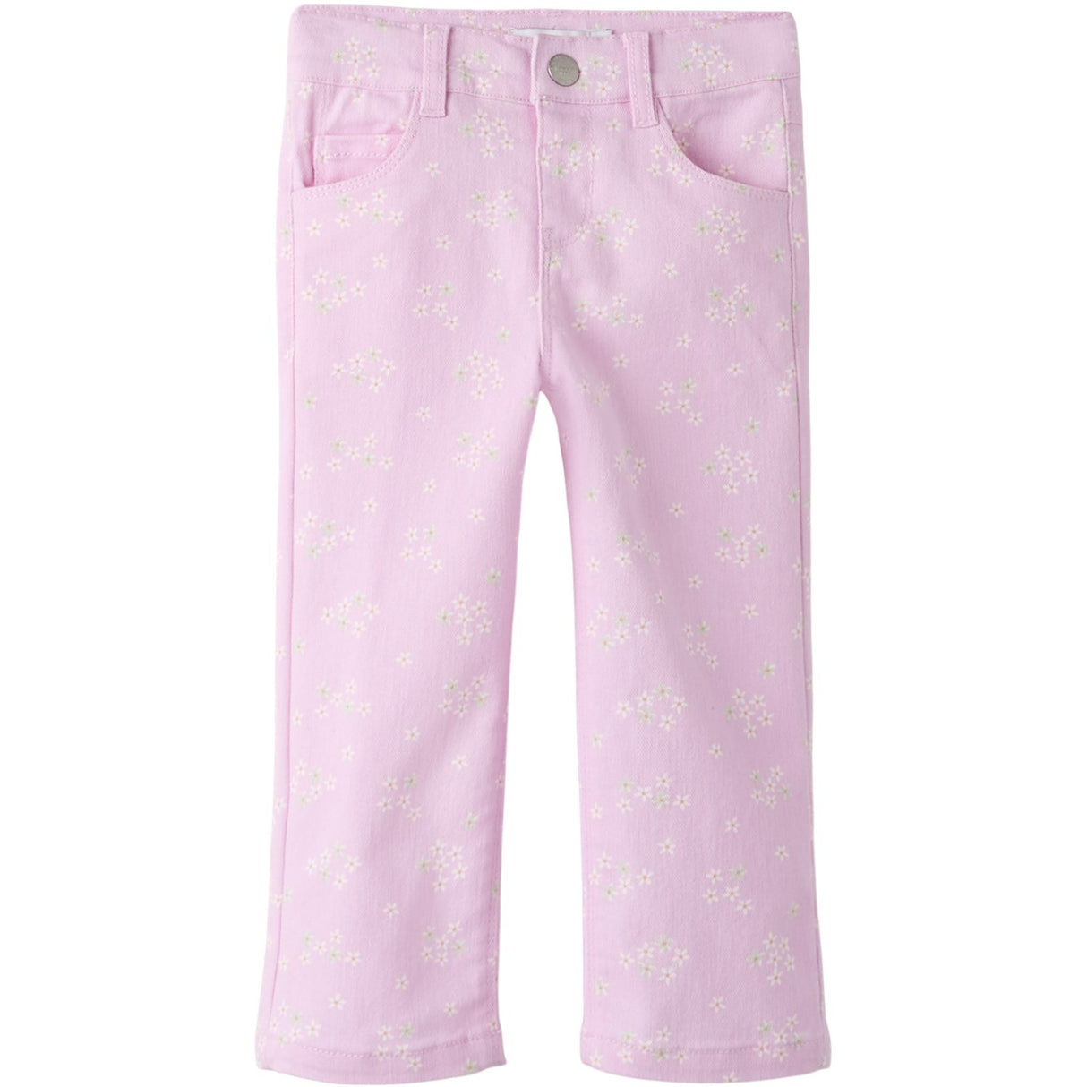 Name It Pirouette Flower Nmfrose Straight Twill Pants 3217-Yf