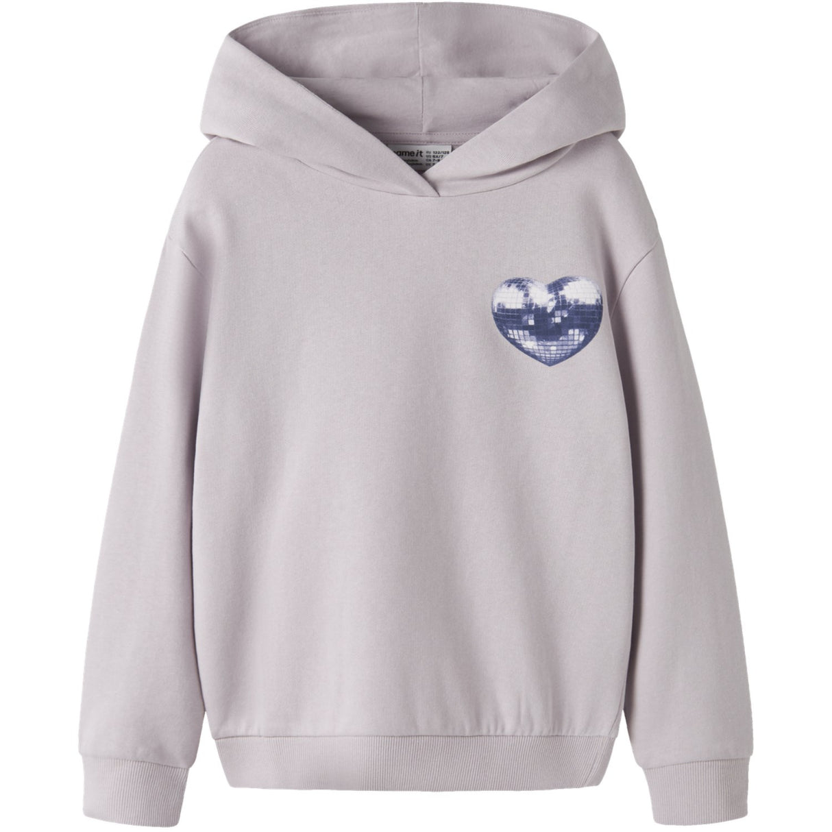 Name It Lilac Marble Nkfthelma Ls Nreg Sweat Wh Bru Box