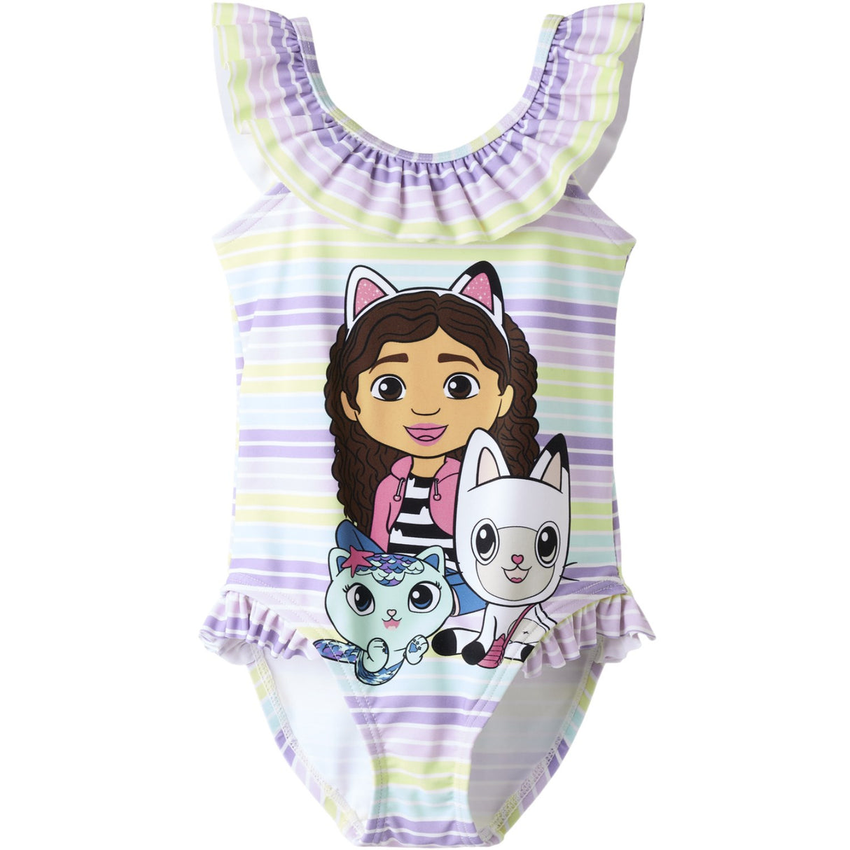 Name It Orchid Bloom Nmfpmelisa Gabby Swimsuit Sky