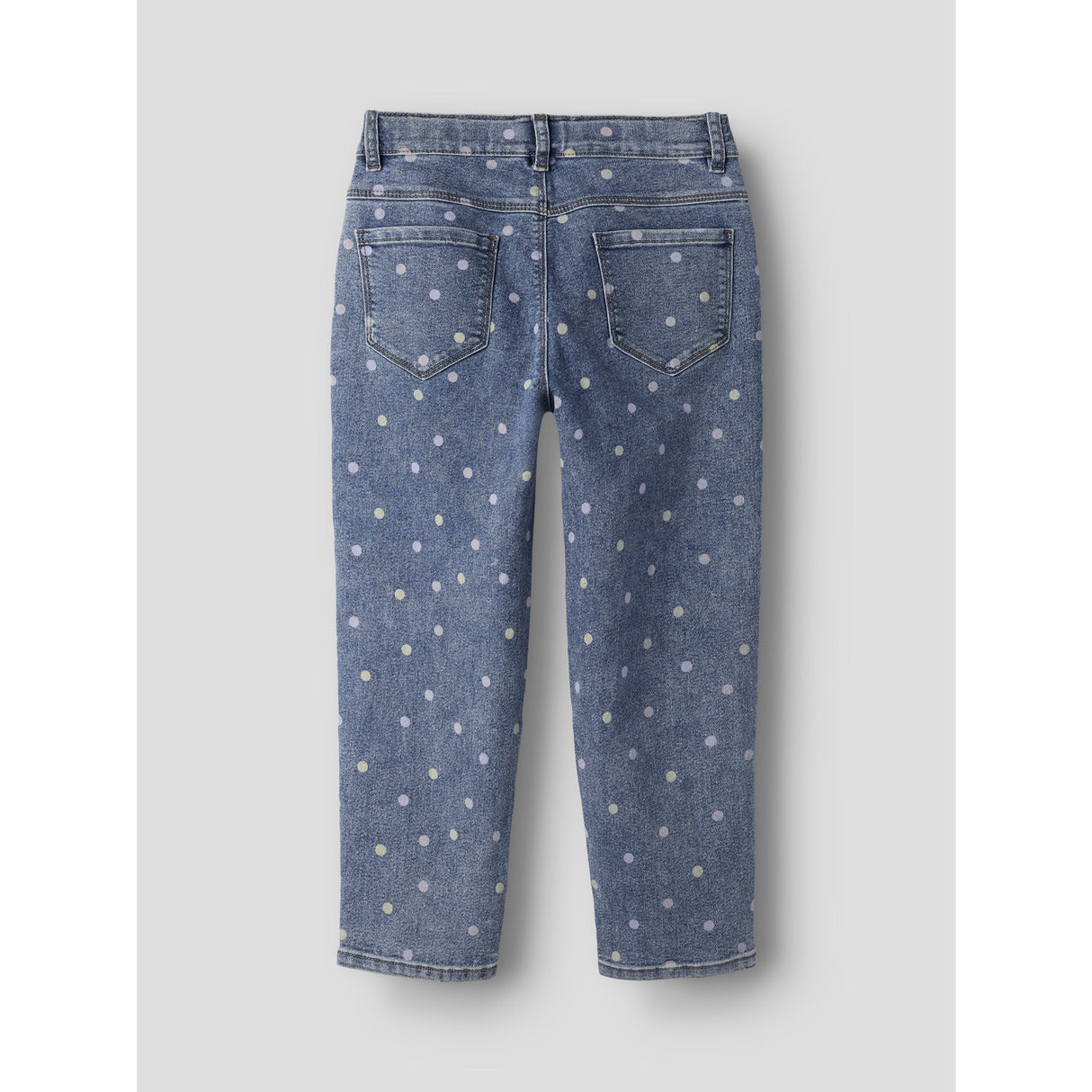 Name It Medium Blue Denim Dots Nmfpbella Mom Shaped Jeans 3555-Sz