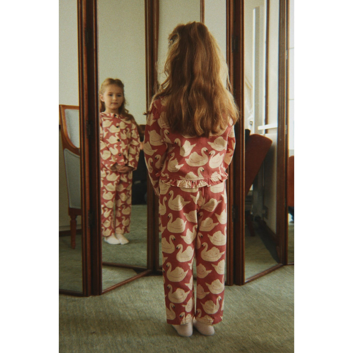 Konges Sløjd Swan Rose Magot Frill Pants Gots