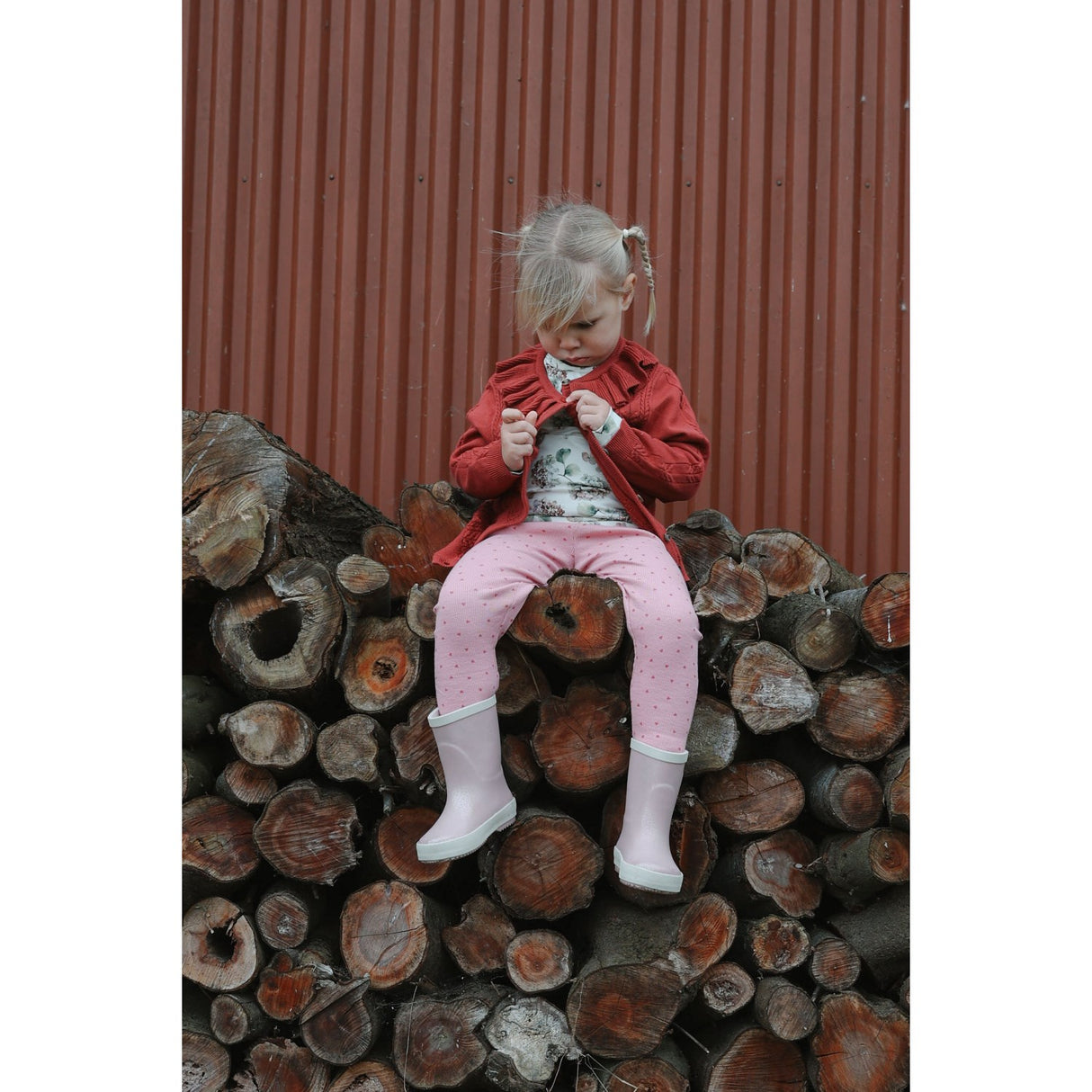 Petit Piao Eggnog Hydranger Aop Ppstar Blouse