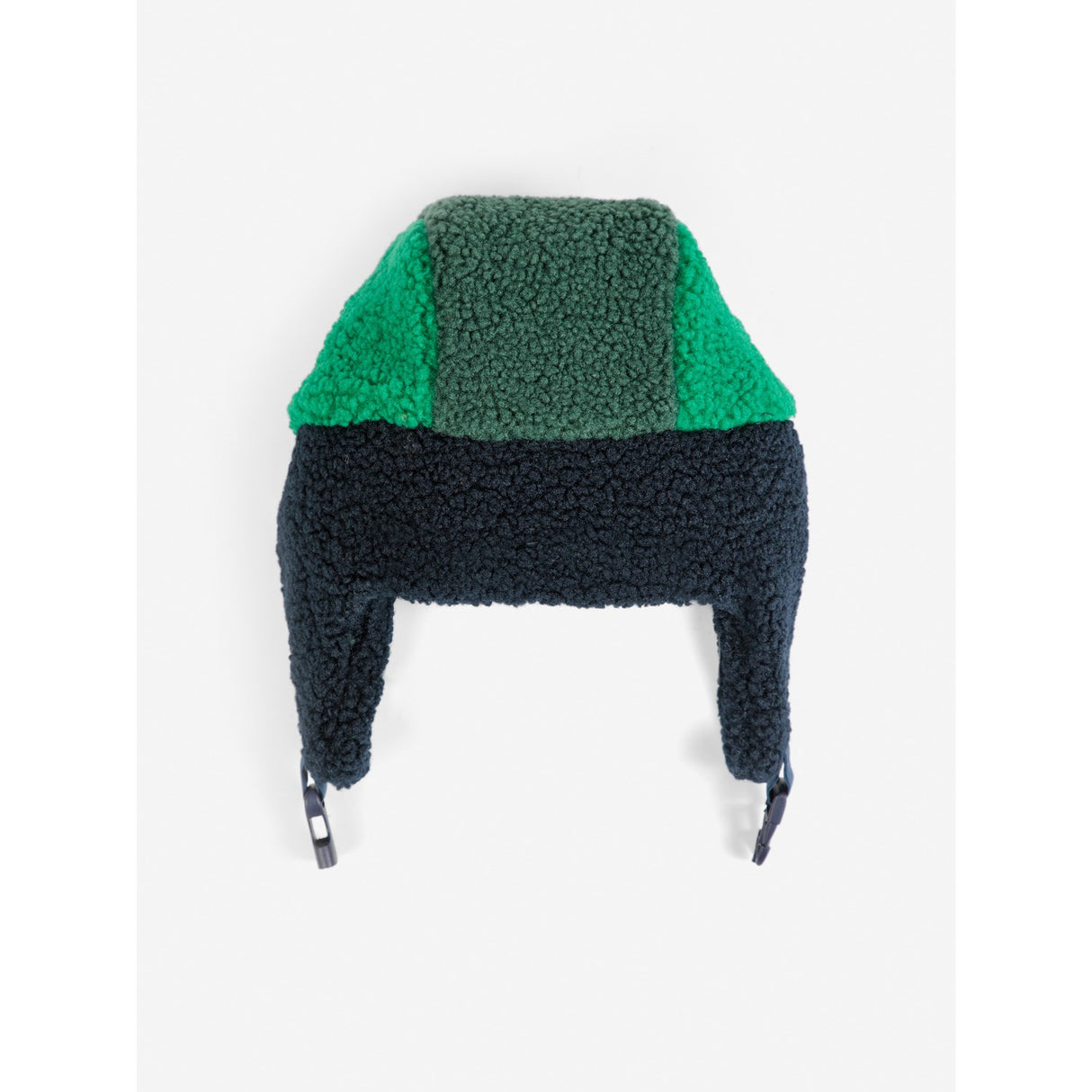 Bobo Choses Navy Blue Bobo Choses Color Block Sheepskin Chapka