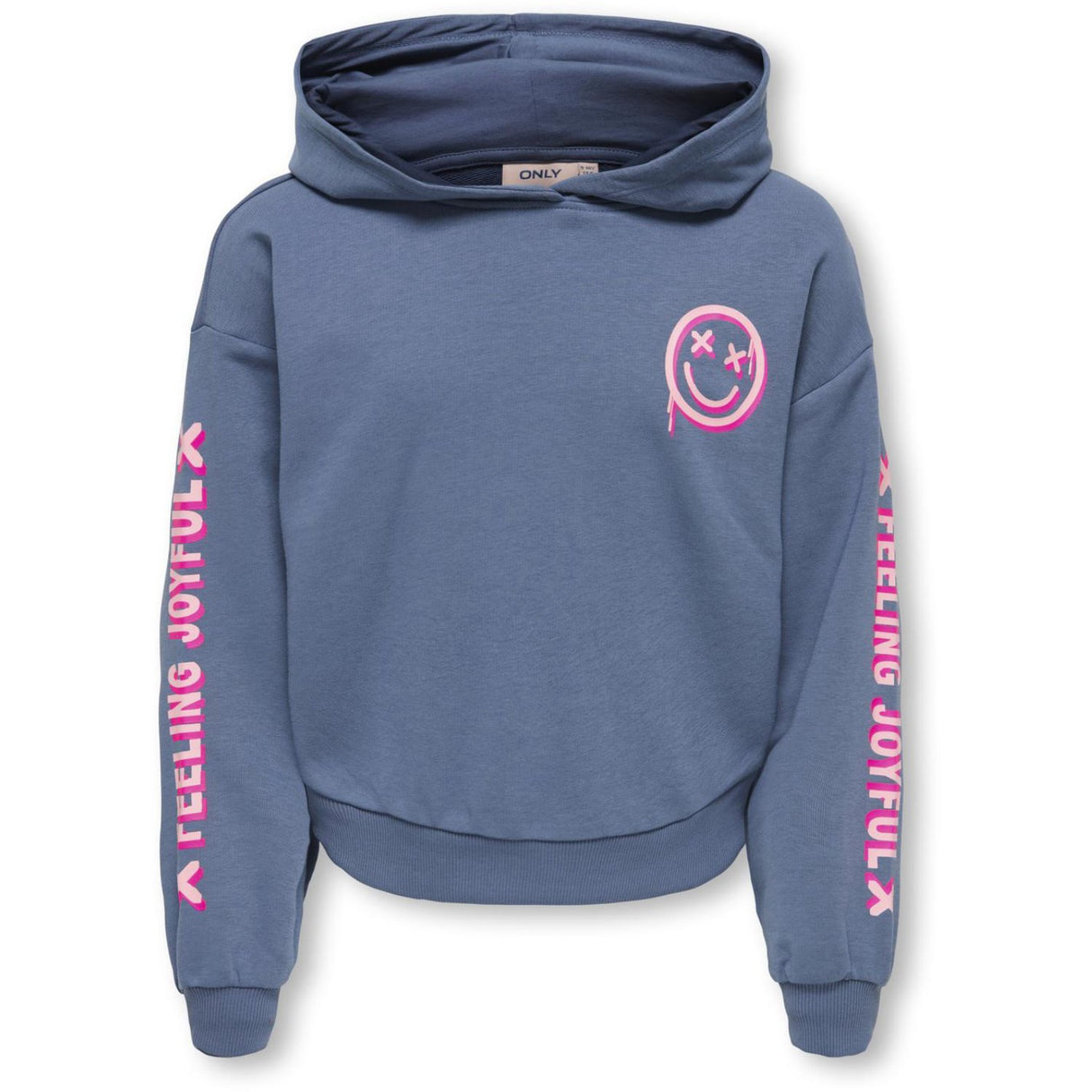 kids ONLY Vintage Indigo Carefree Kogsmile Life L/S Hood Ub Swt Noos