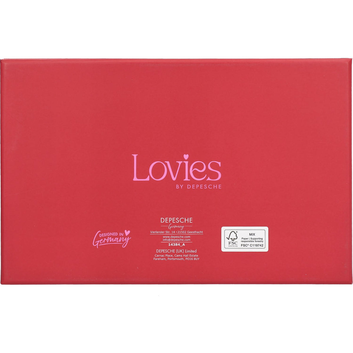 TRENDS by Depesche Stribes Lovies Jewellery Box