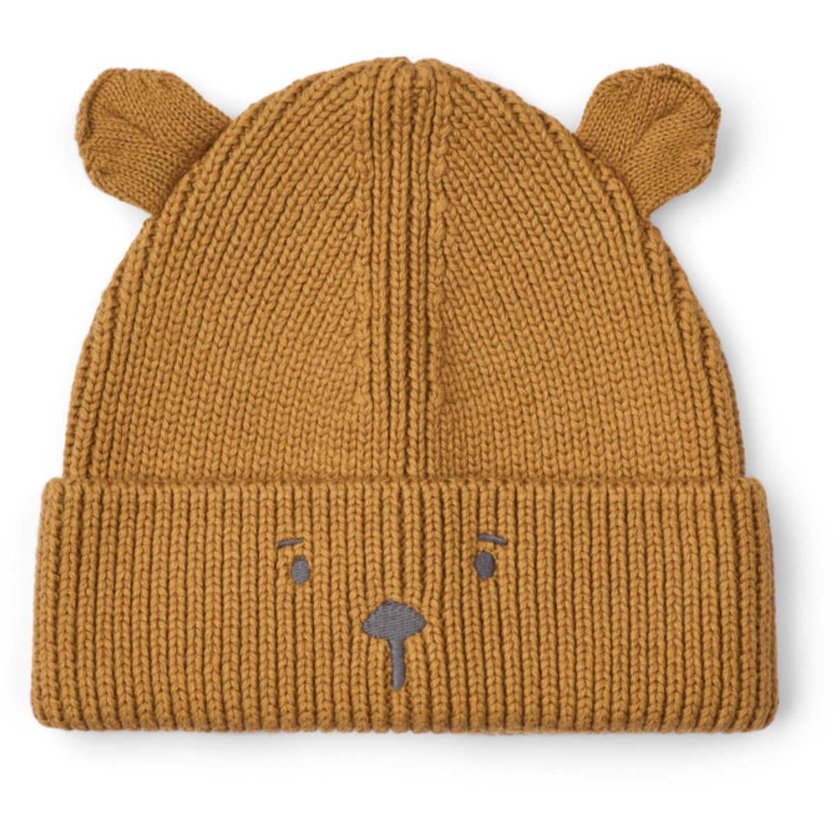 LIEWOOD Golden Caramel Gina Beanie W Bear Embroidery