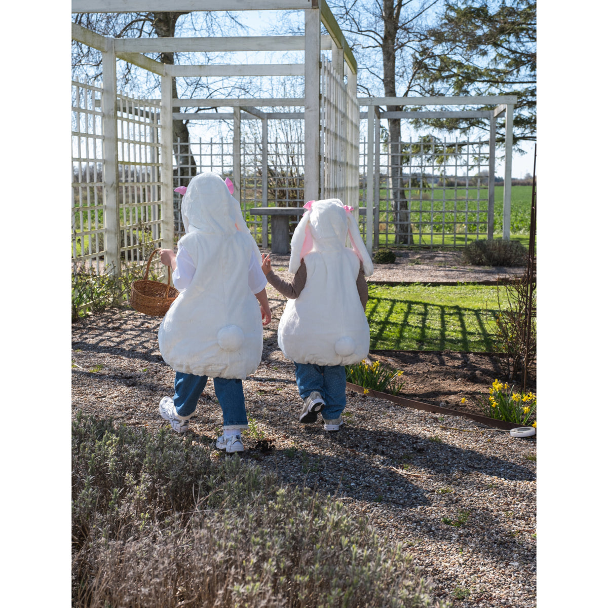That's Mine White Daisy Bunny Suit