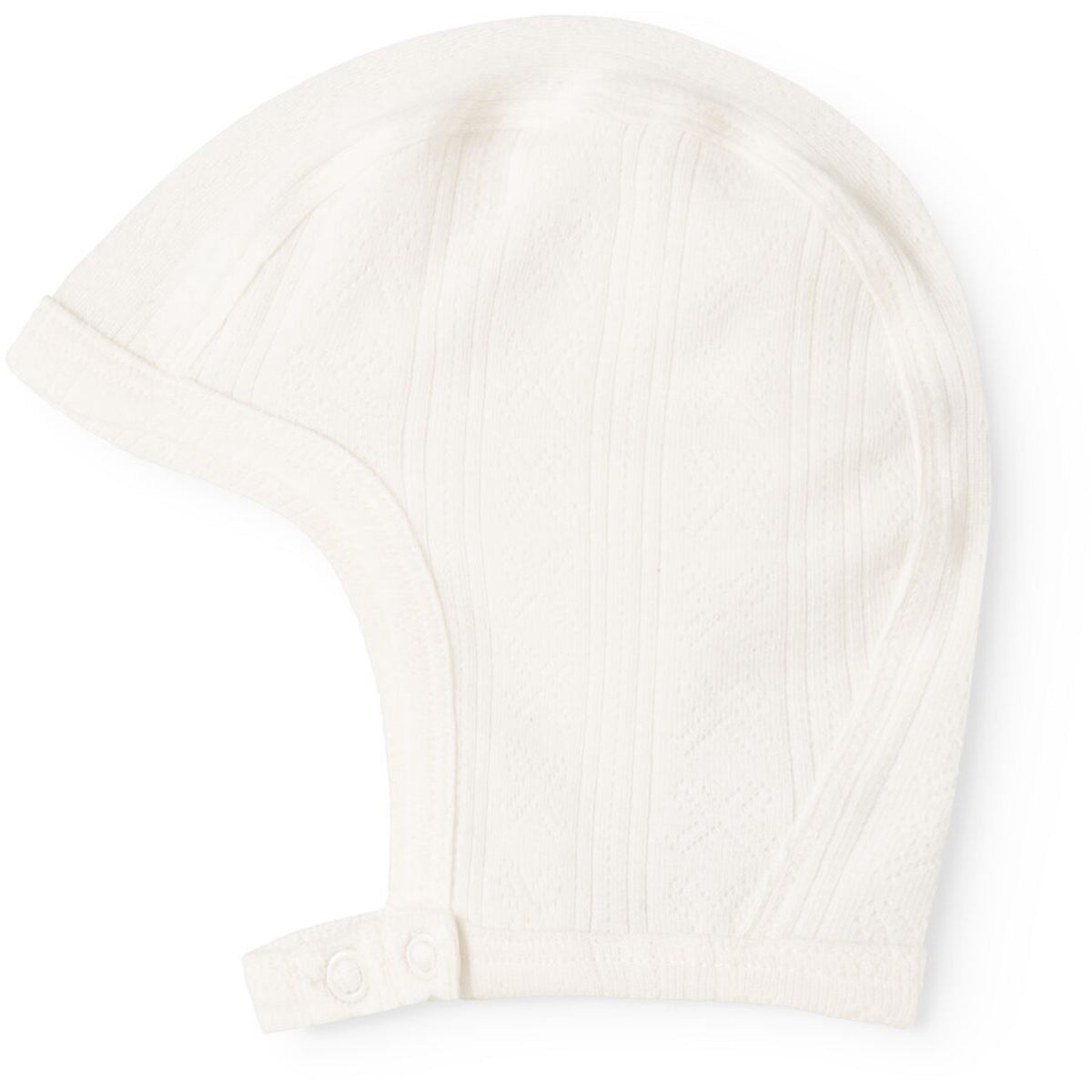 MarMar Modal Pointelle Gentle White Hoody Helmet
