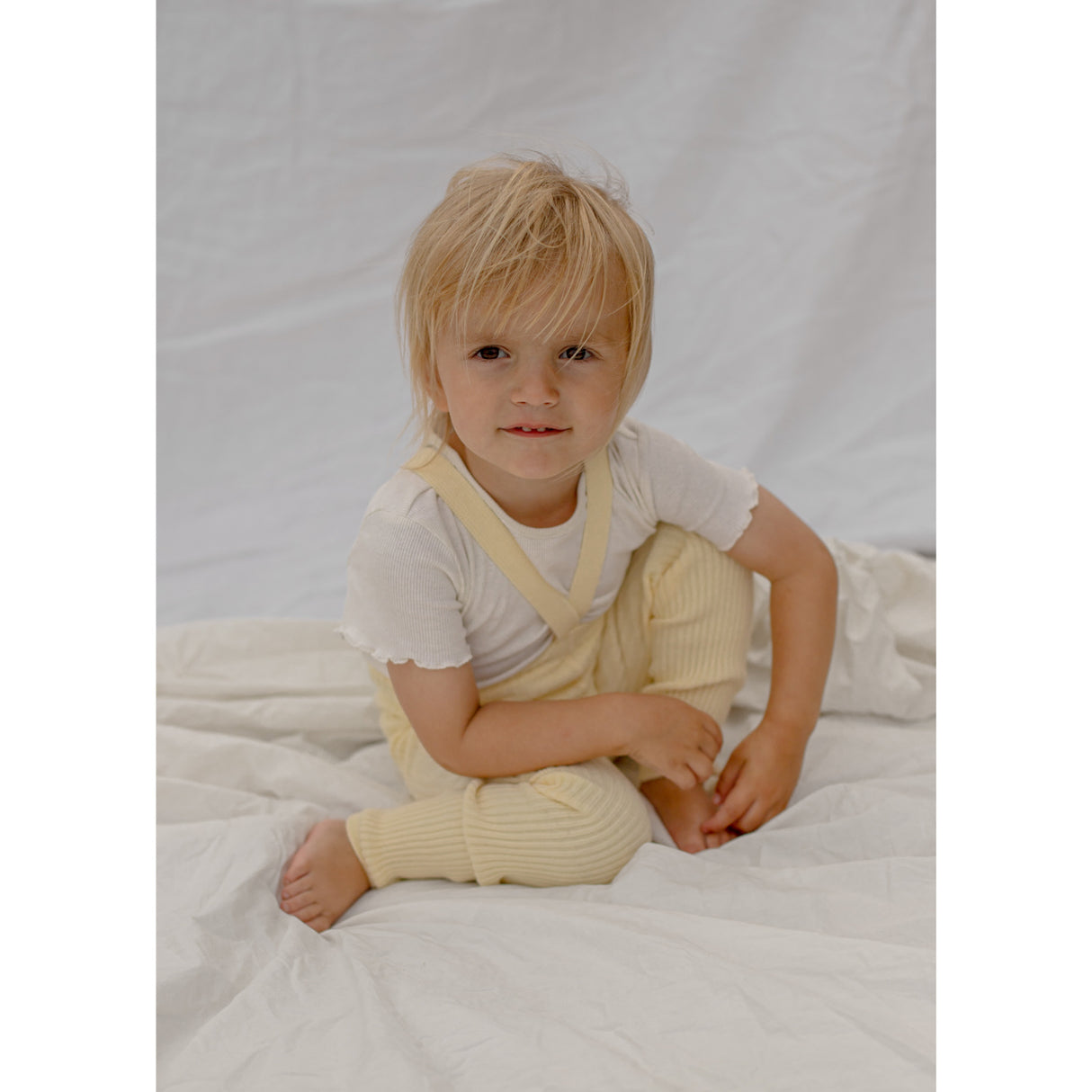 Silly Silas Hippy Footless Tights With Braces Lemon Icing
