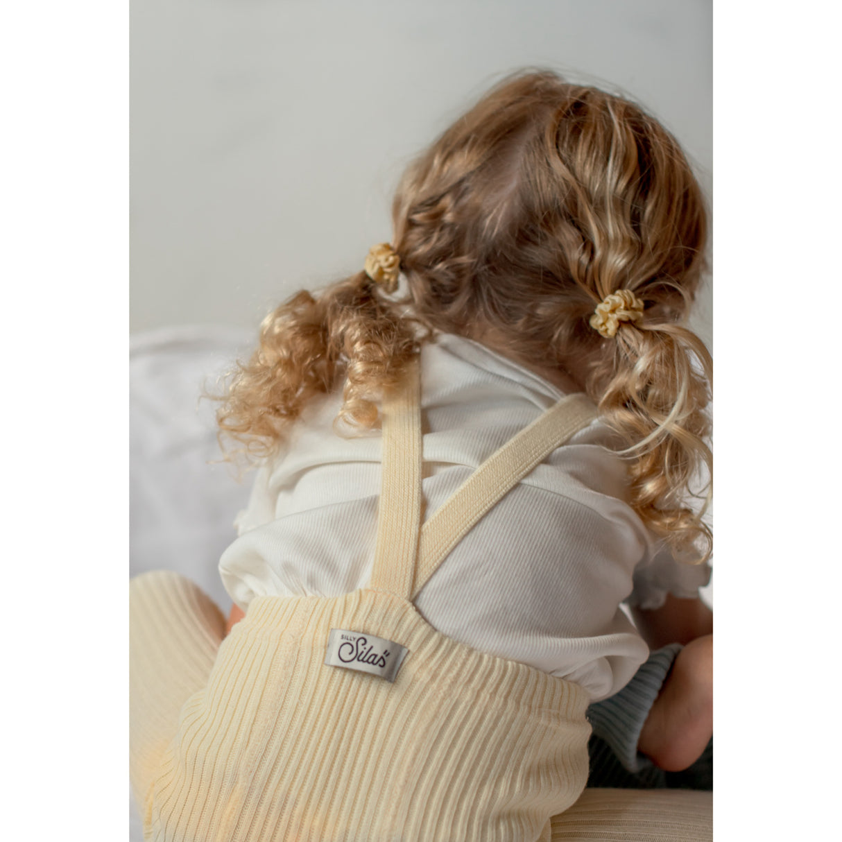 Silly Silas Hippy Footless Tights With Braces Lemon Icing