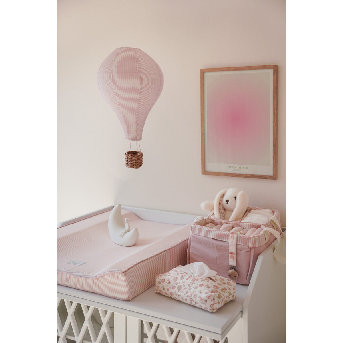Cam Cam Copenhagen Classic Stripes Rose Changing Cushion