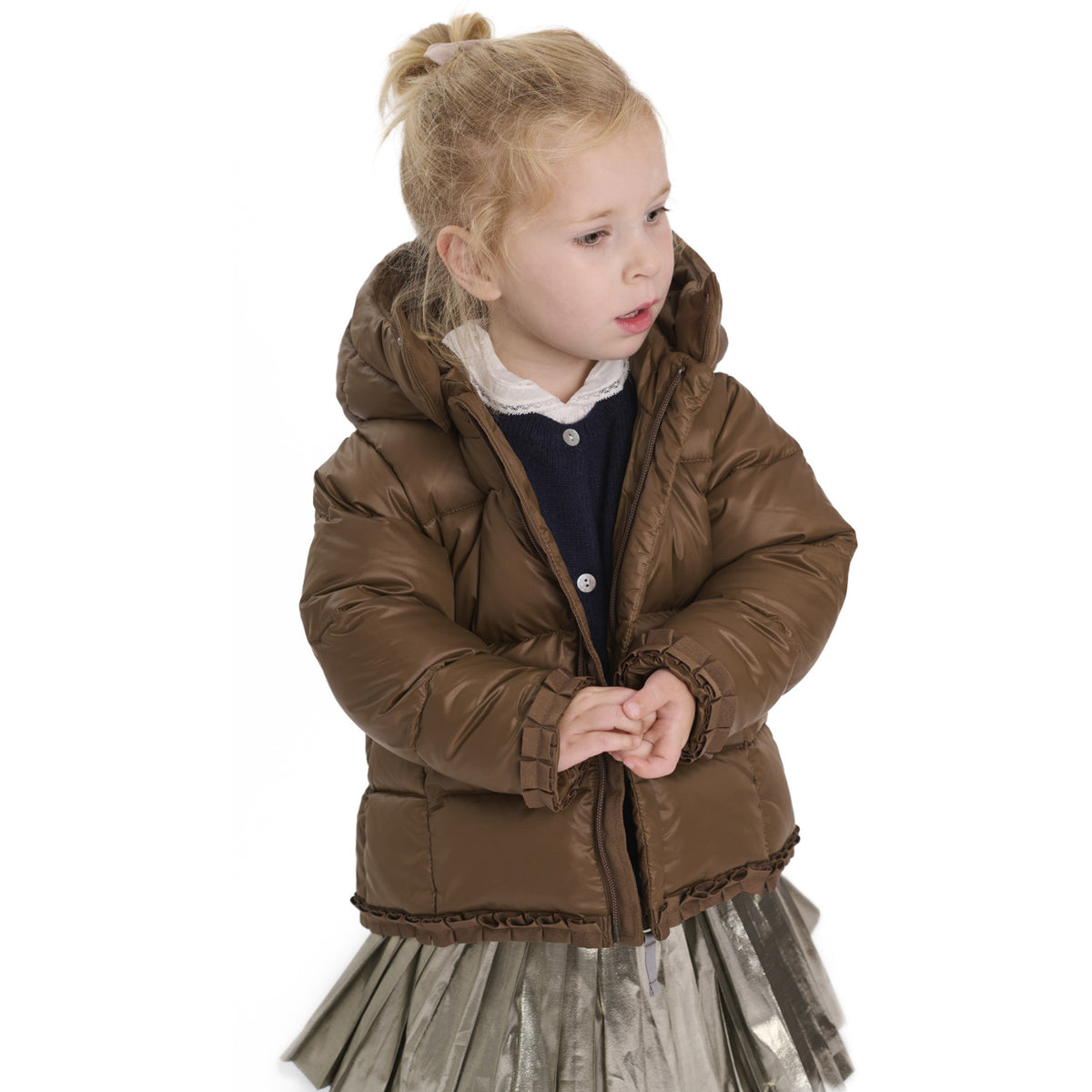 Ver De Terre Kangaroo Featherlight Baby Girls Jacket