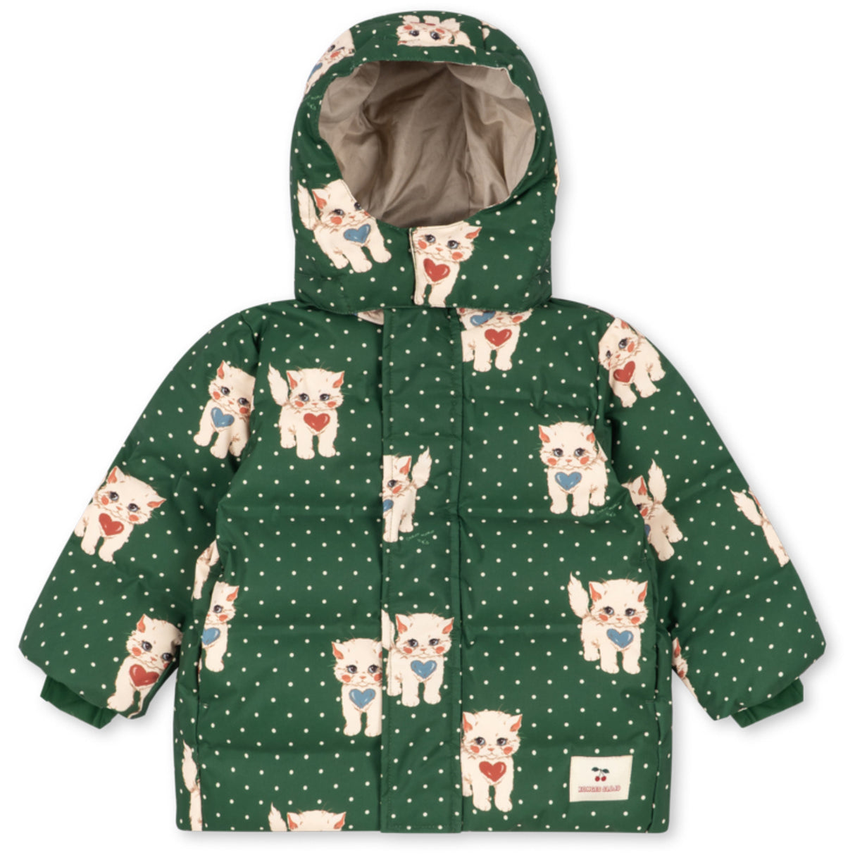 Konges Sløjd Dot Miao Verde Magnum Down Jacket Print Grs