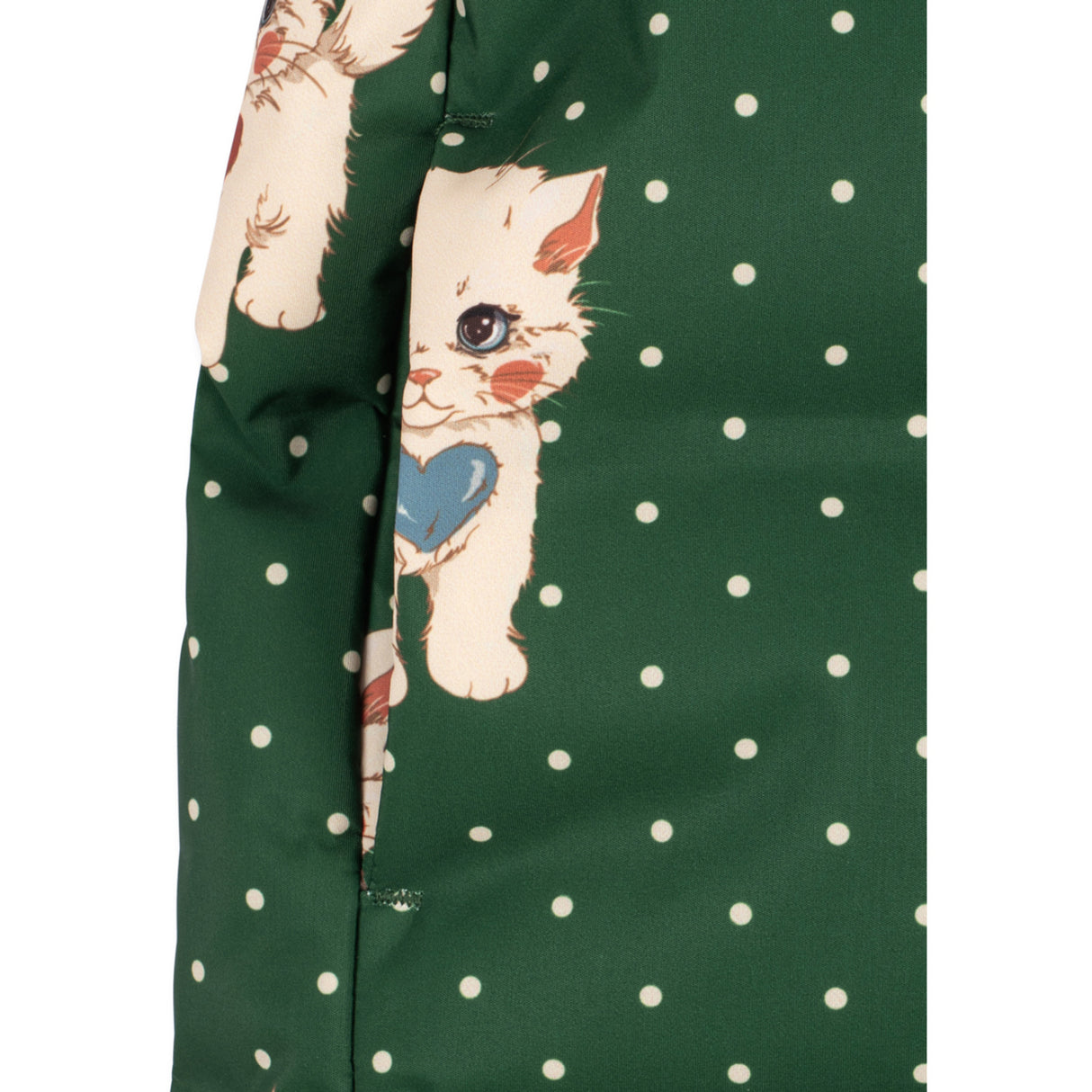 Konges Sløjd Dot Miao Verde Magnum Down Jacket Print Grs