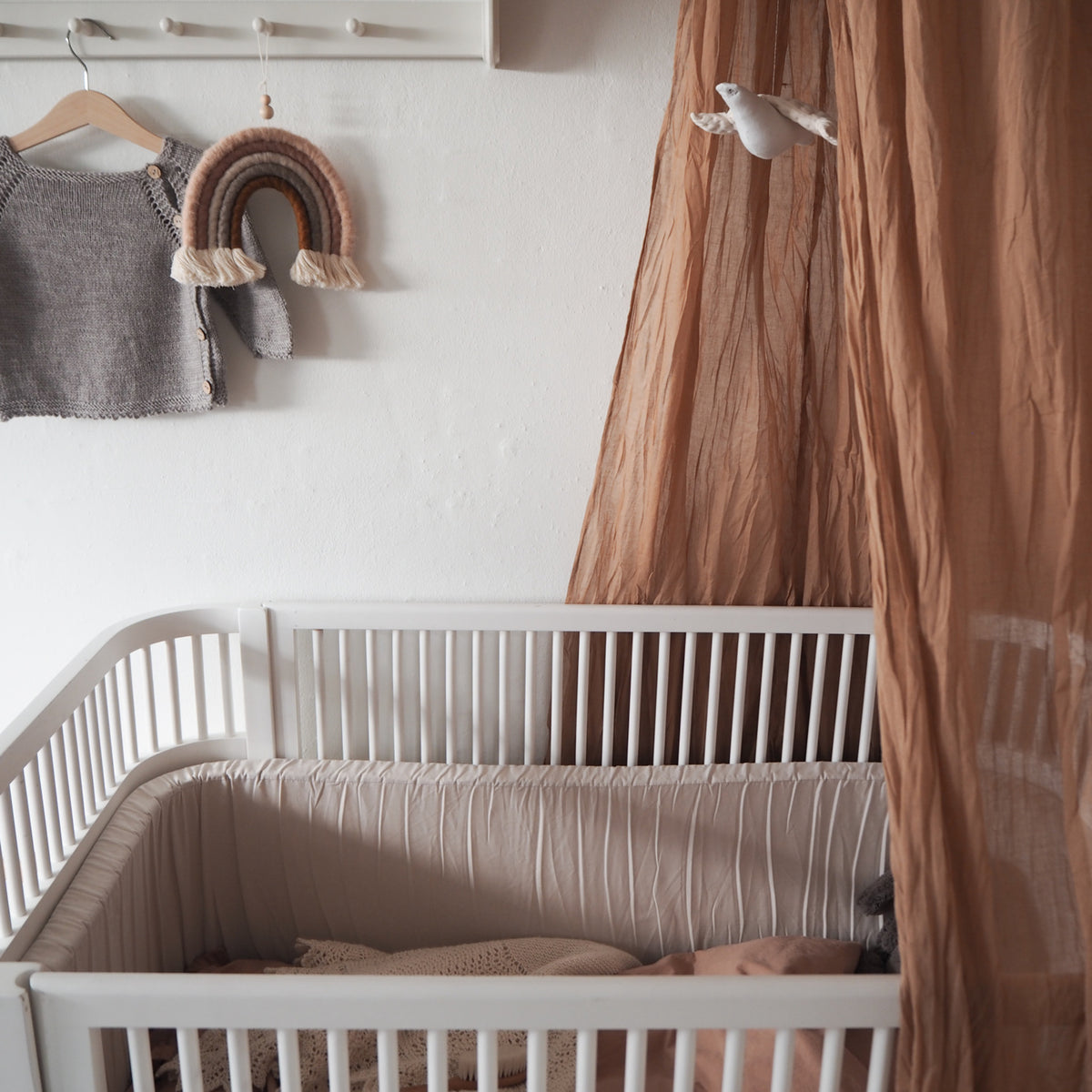Vanilla COPENHAGEN Bed Bumper Oyster Grey