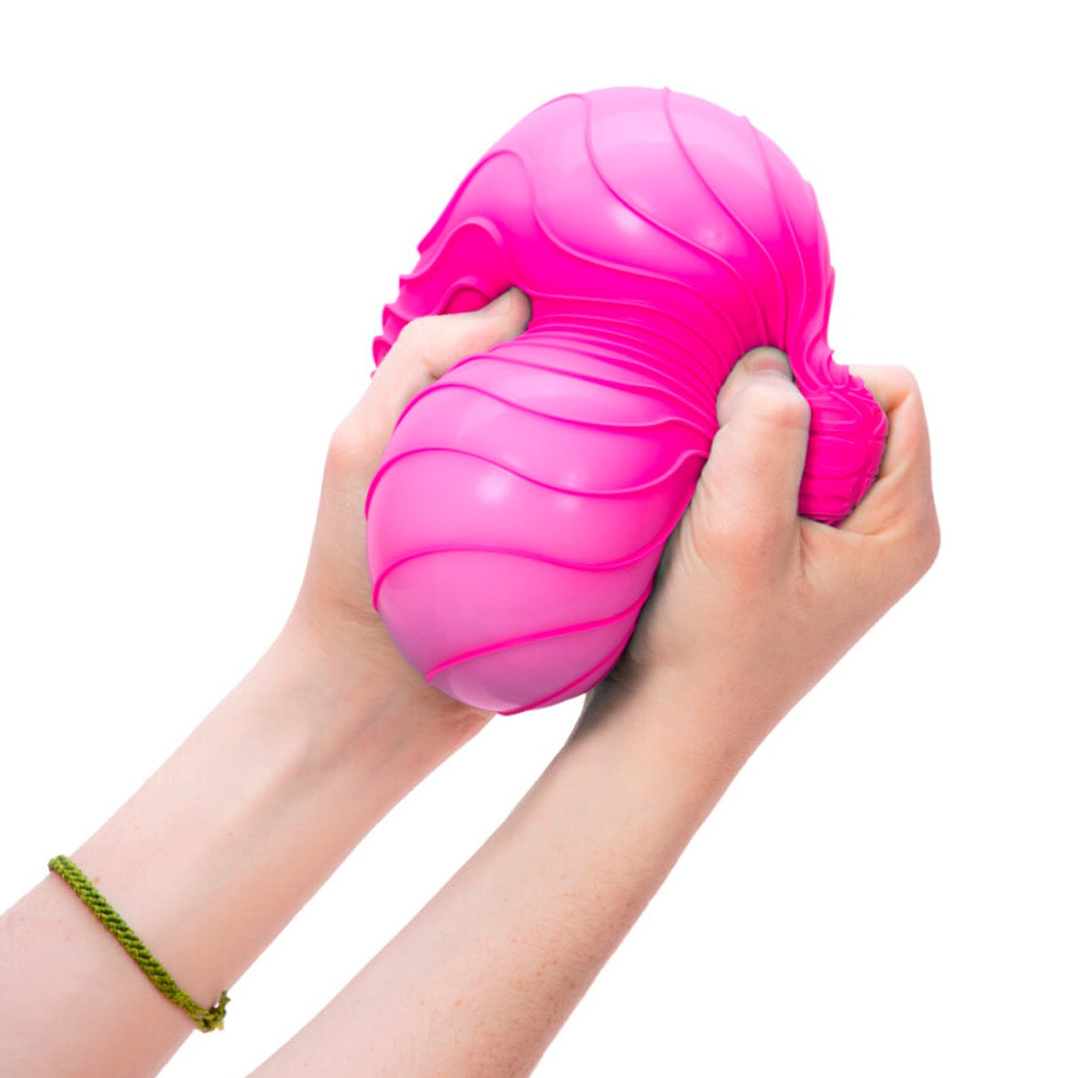 NeeDoh Super Ripples Pink Fluted