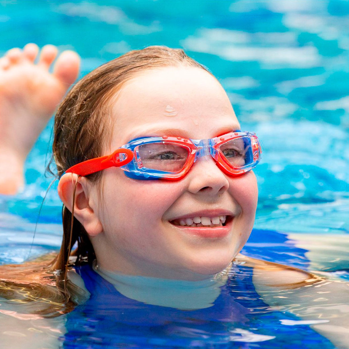 BECO Blue Swimming Goggles VALENCIA 12+