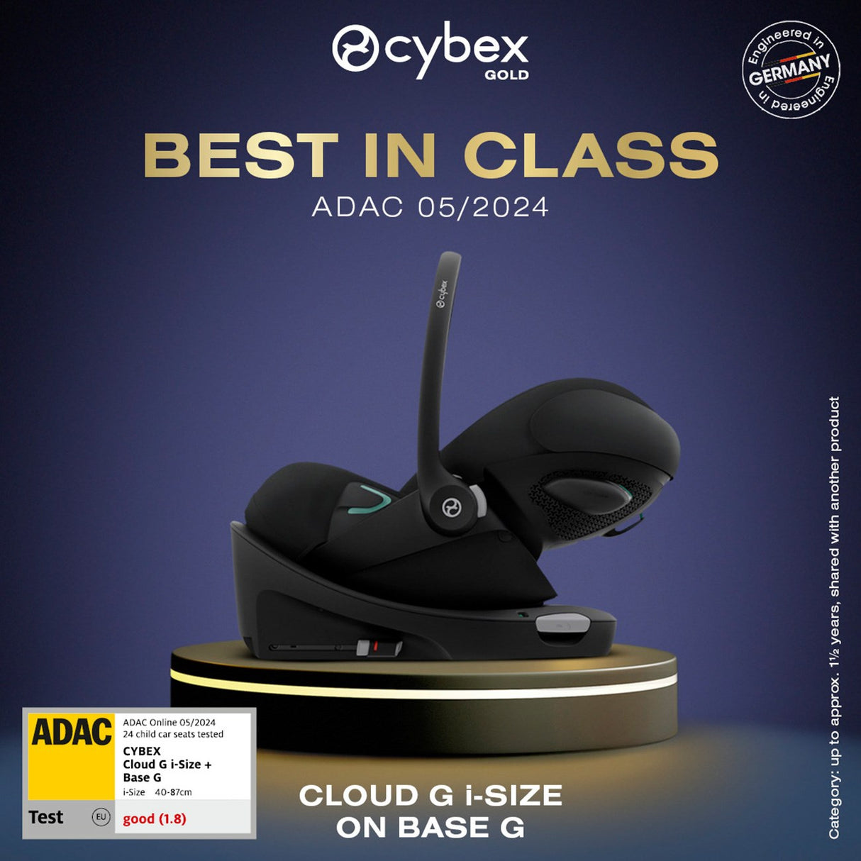 Cybex CLOUD G I-SIZE Lava Grey