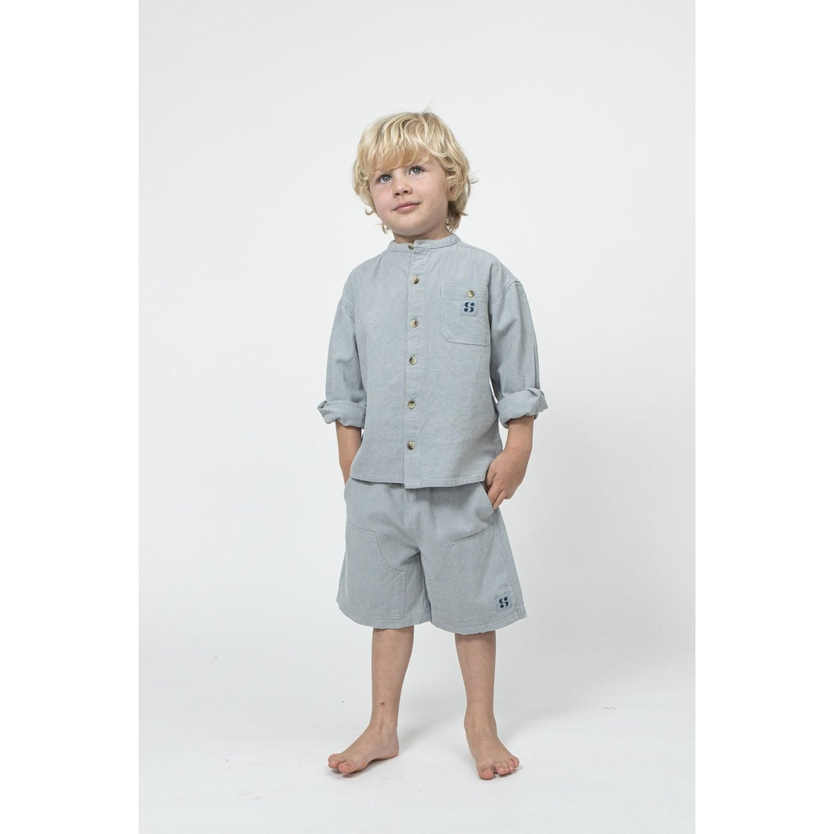 Sofie Schnoor Dusty Blue Shirt