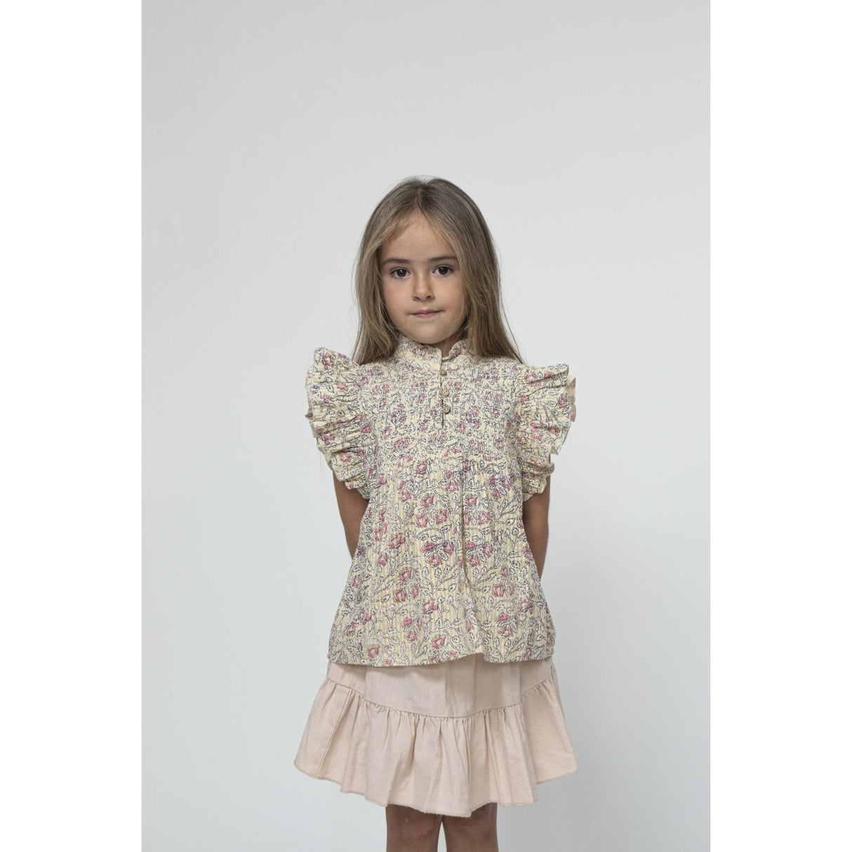 Sofie Schnoor AOP Flower Top