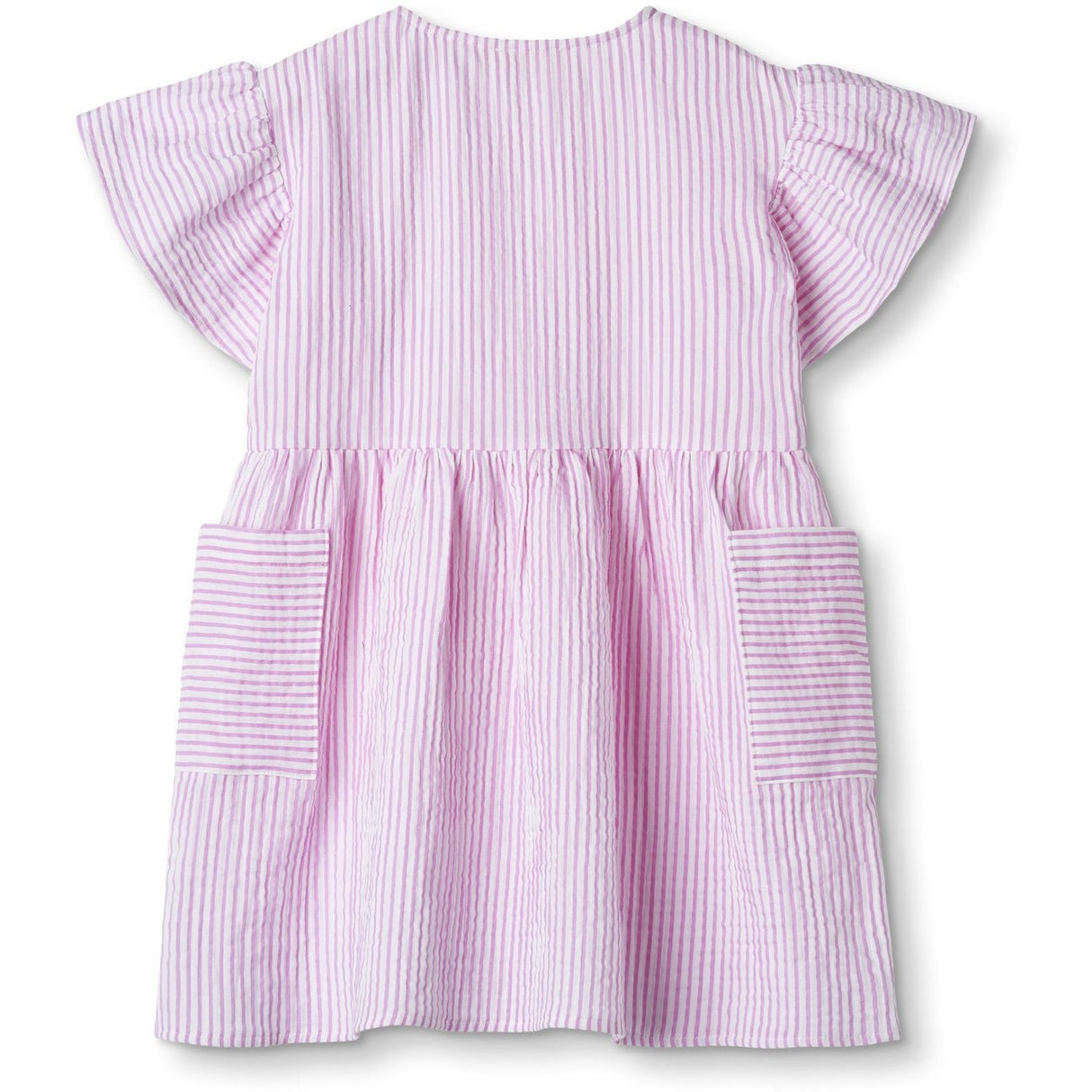 Fliink Cloud Dancer Pink Stripe Ciao Stripe Dress