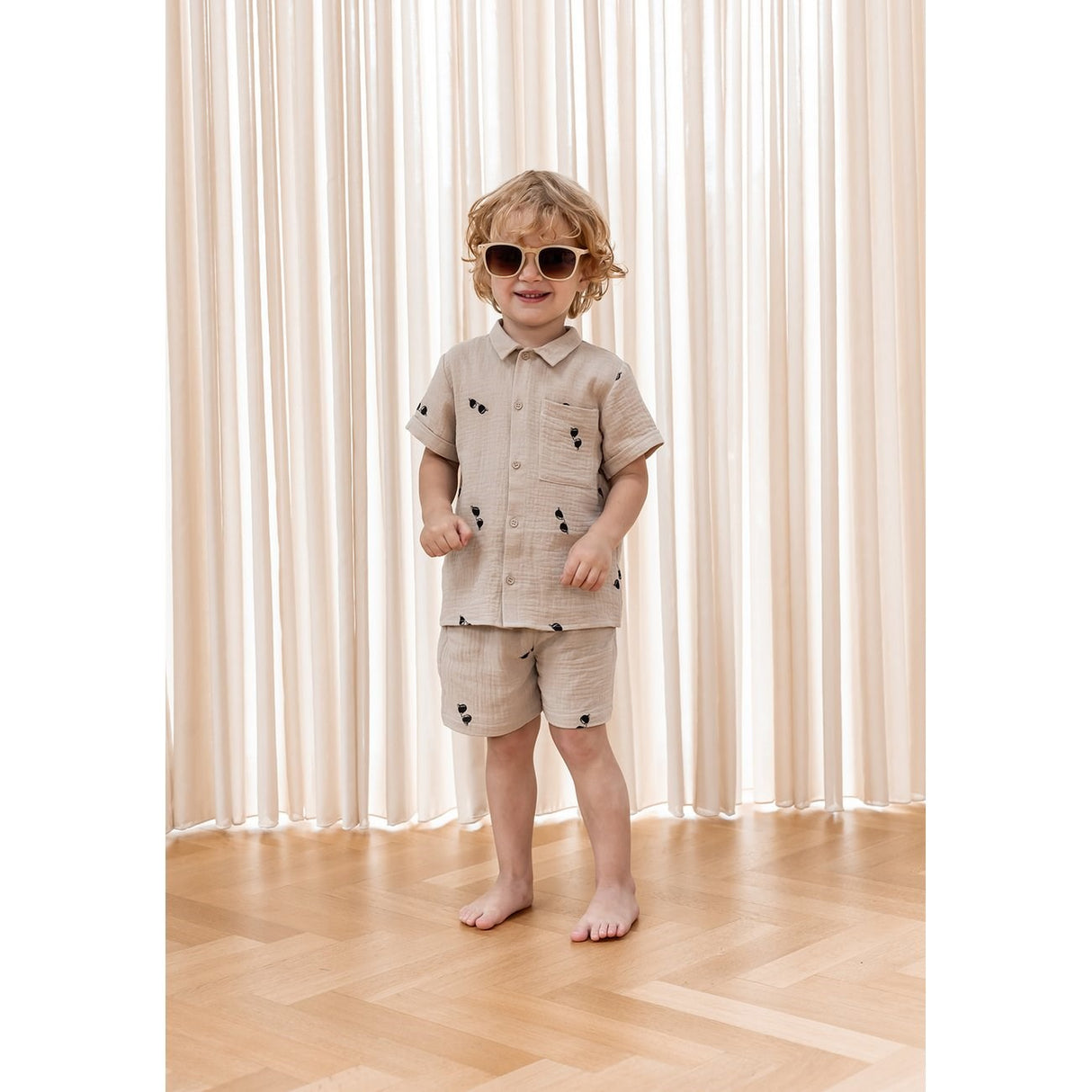 Fliink Humus Aop Hello Ss Shirt