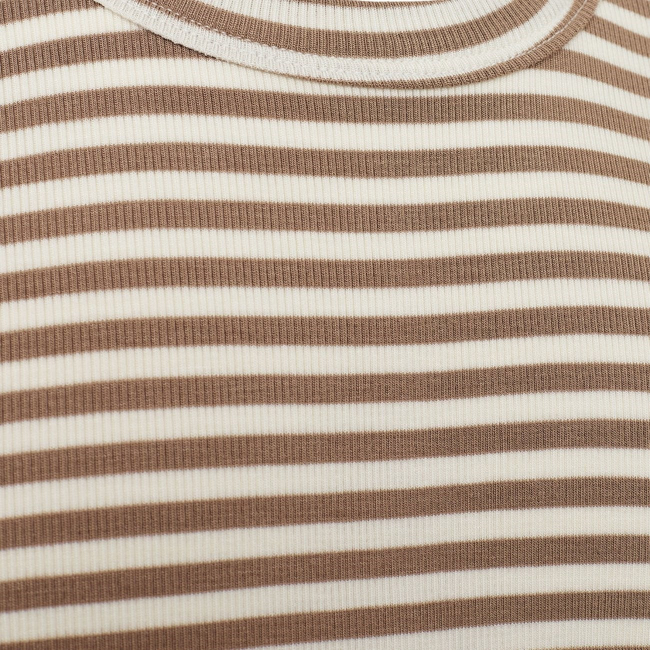 Sofie Schnoor Beige Striped T-Shirt 4