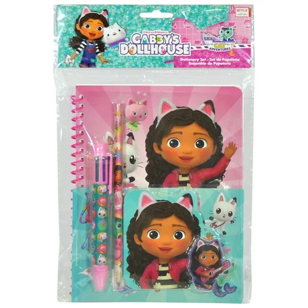 Buy Euromic Gabby's Dollhouse Coloring Set w. 4 col. Pencils | Luksusbaby