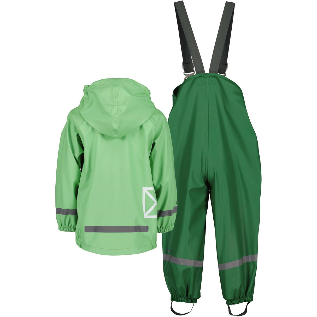 Didriksons Slaskeman Rain Set Green Pod