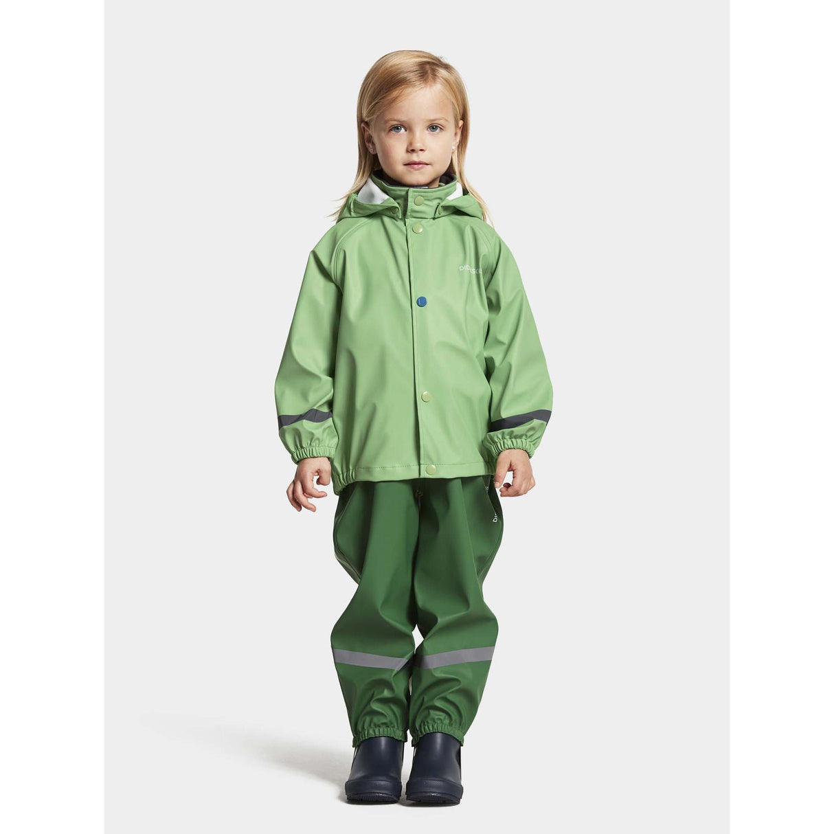 Didriksons Slaskeman Rain Set Green Pod