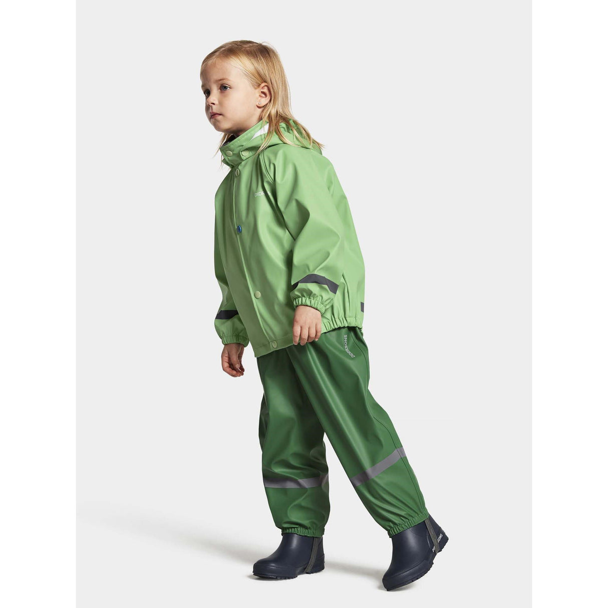 Didriksons Slaskeman Rain Set Green Pod