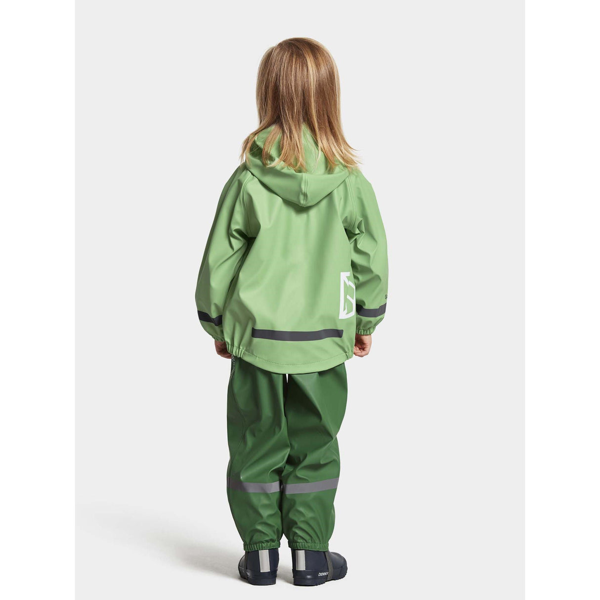 Didriksons Slaskeman Rain Set Green Pod