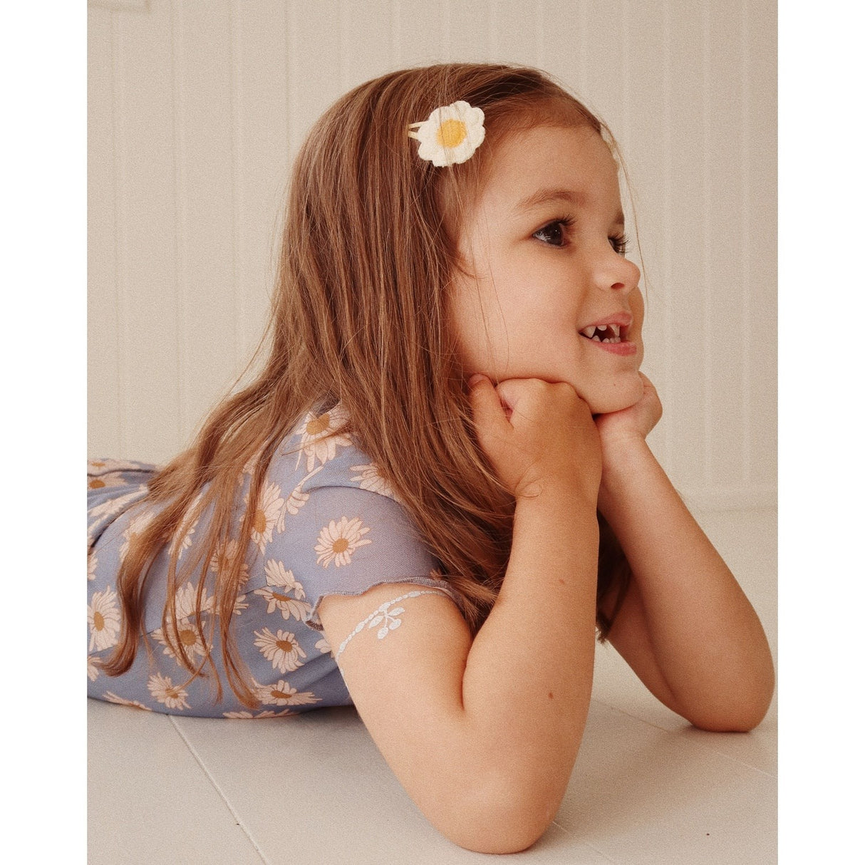 Konges Sløjd Daisy Blue Mel T-shirt