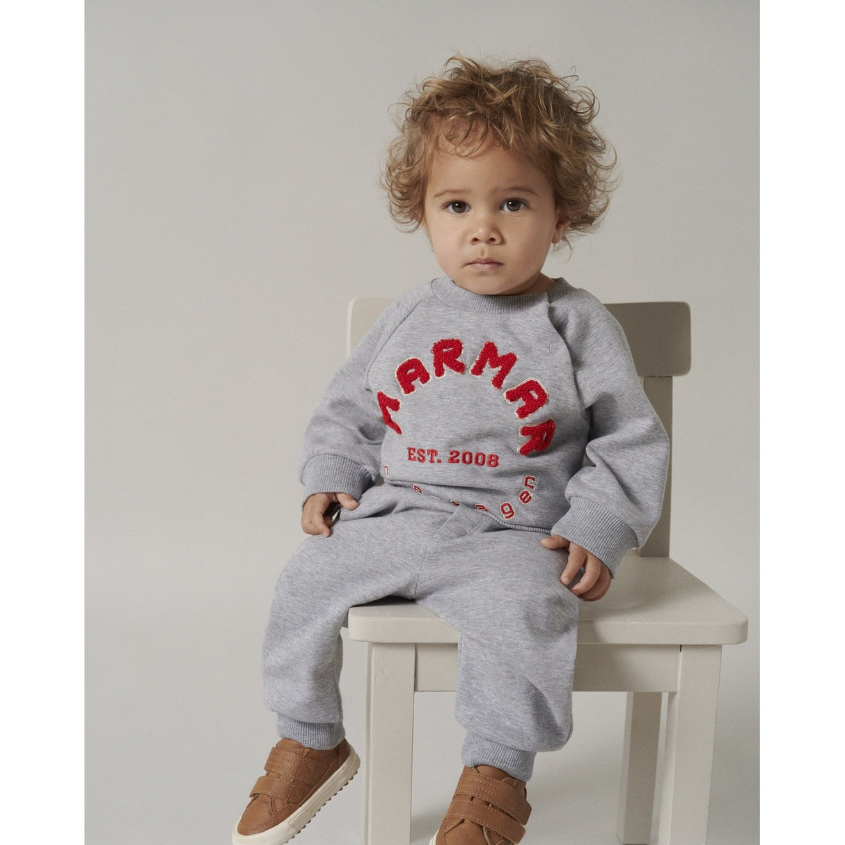 MarMar Double Jersey Red Logo Pelon B Sweatpants